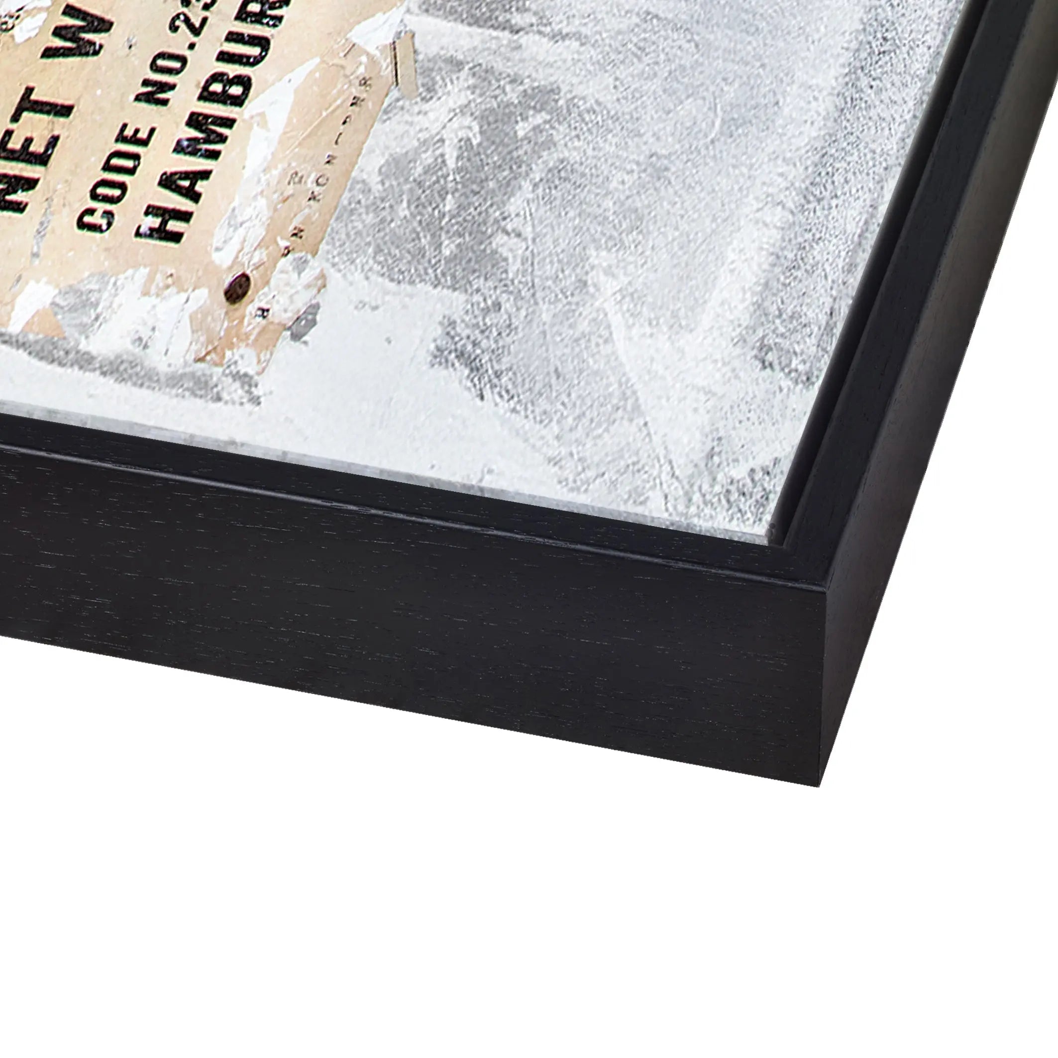 Wandbild GM11 ’Fünf’ - Druck auf Leinwand mit Schattenfuge