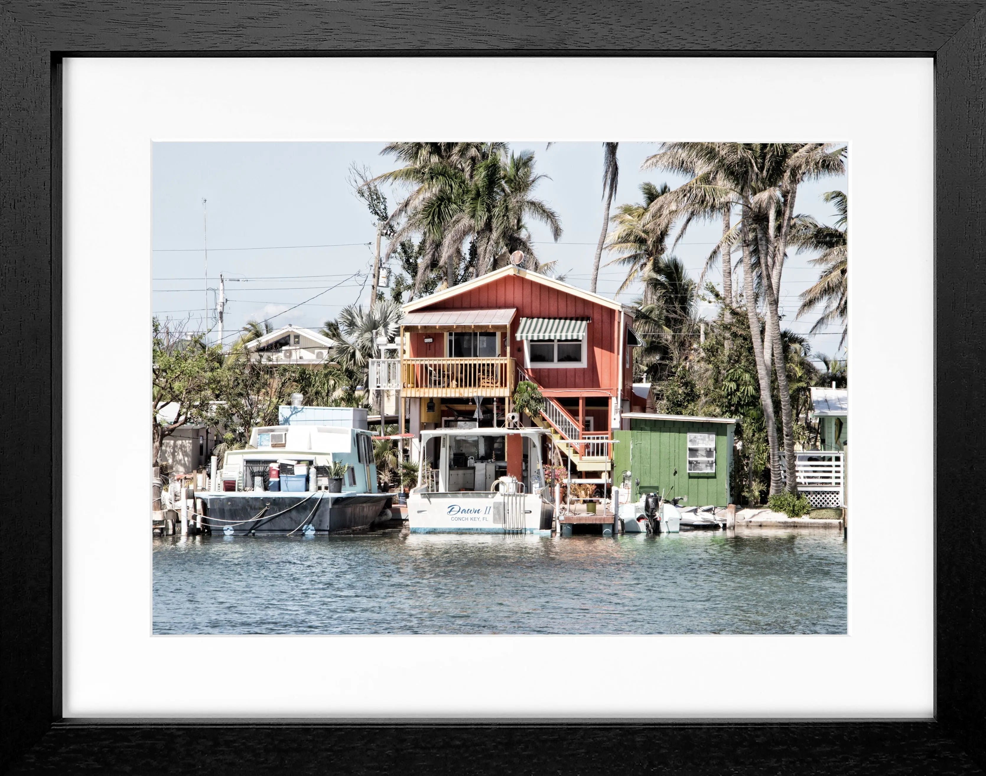 Poster mit Rahmen Florida Keys FL01 - Wandbilder