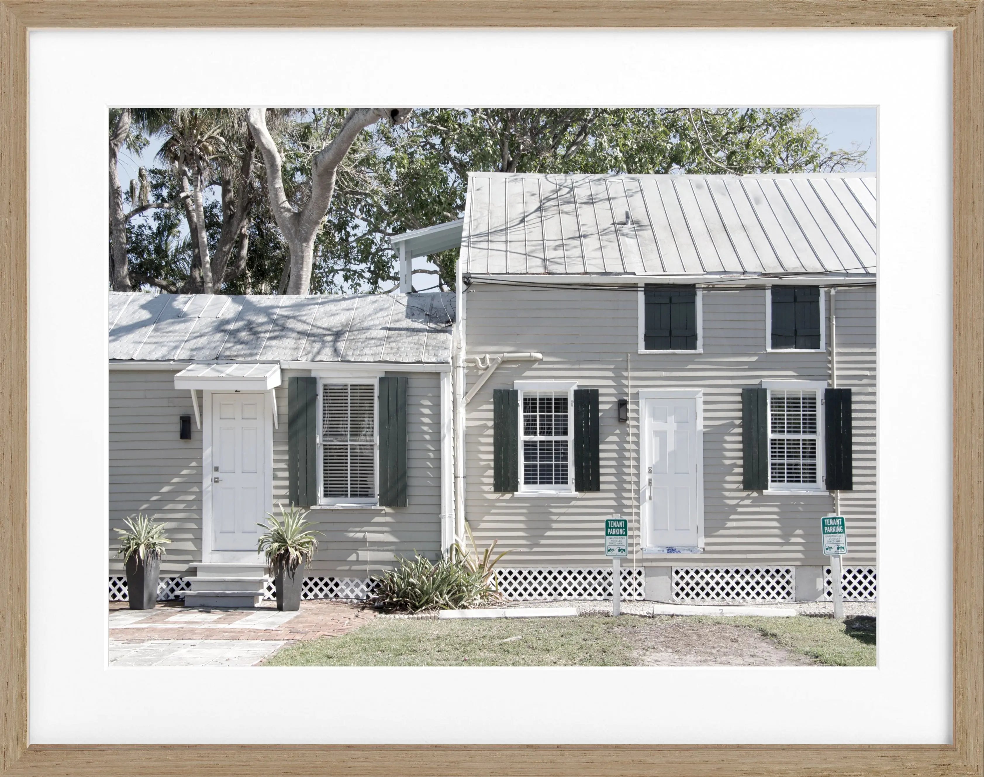 Poster mit Rahmen Florida Key West FL11 - Wandbilder