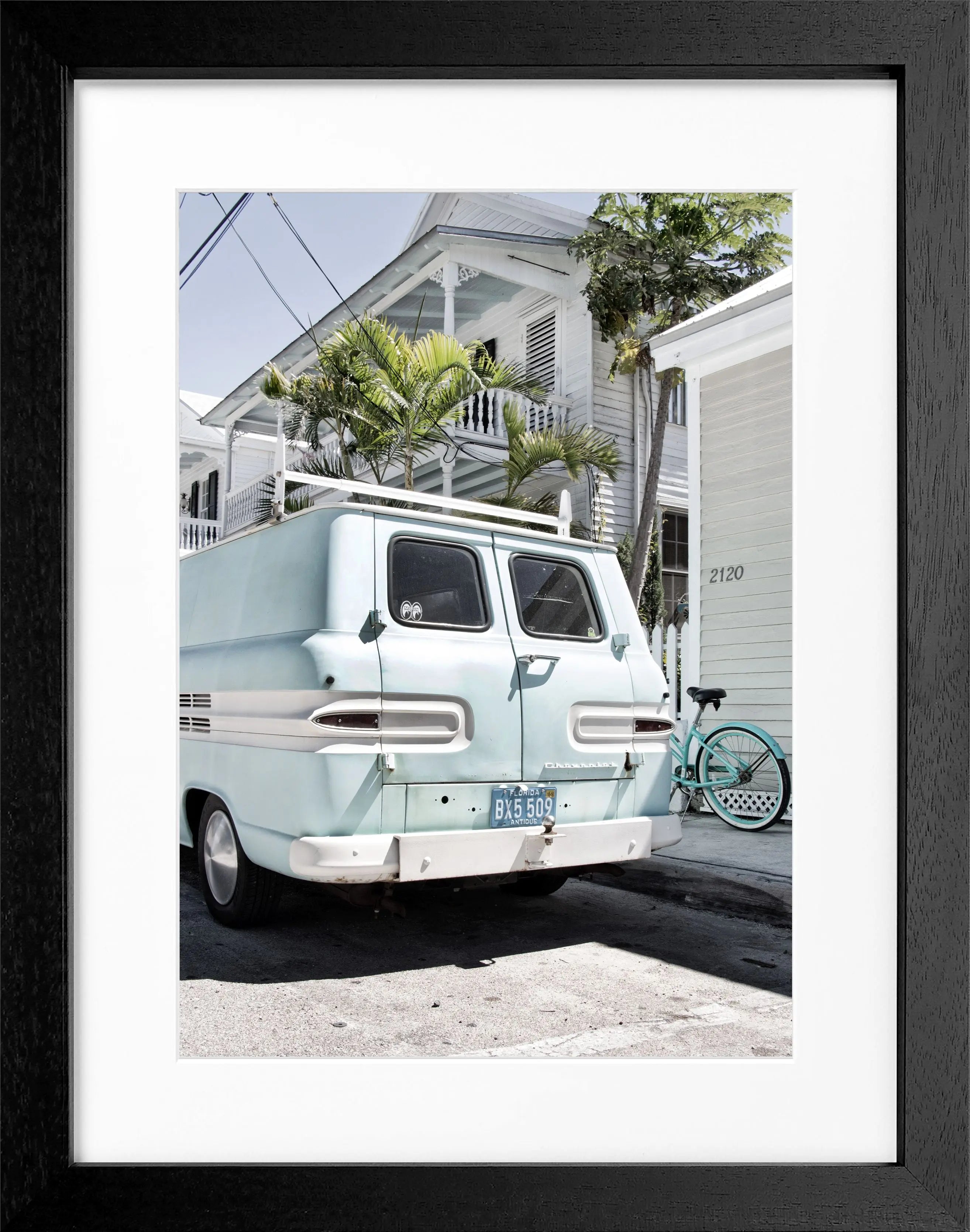 Poster mit Rahmen Florida Key West FL23 - Wandbilder