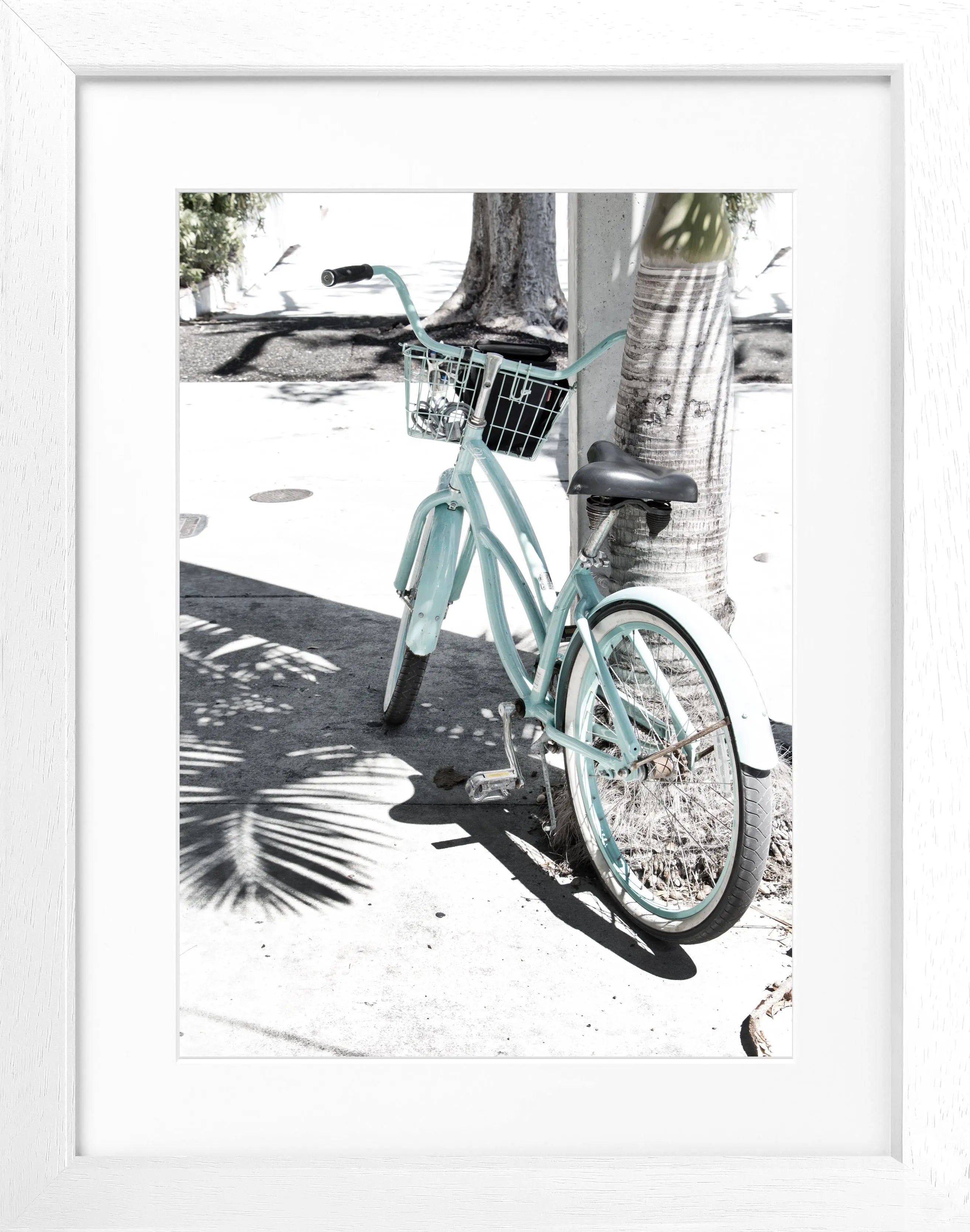 Poster mit Rahmen Florida Key West ’Bike’ FL29 - Wandbilder