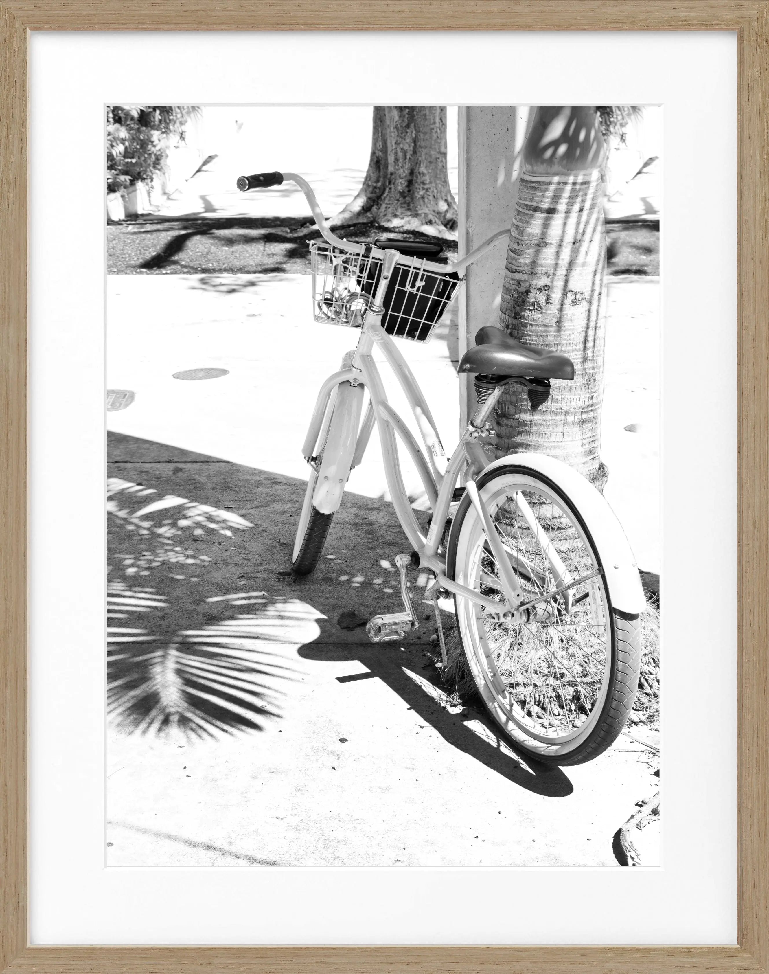 Poster mit Rahmen Florida Key West ’Bike’ FL29 - Wandbilder