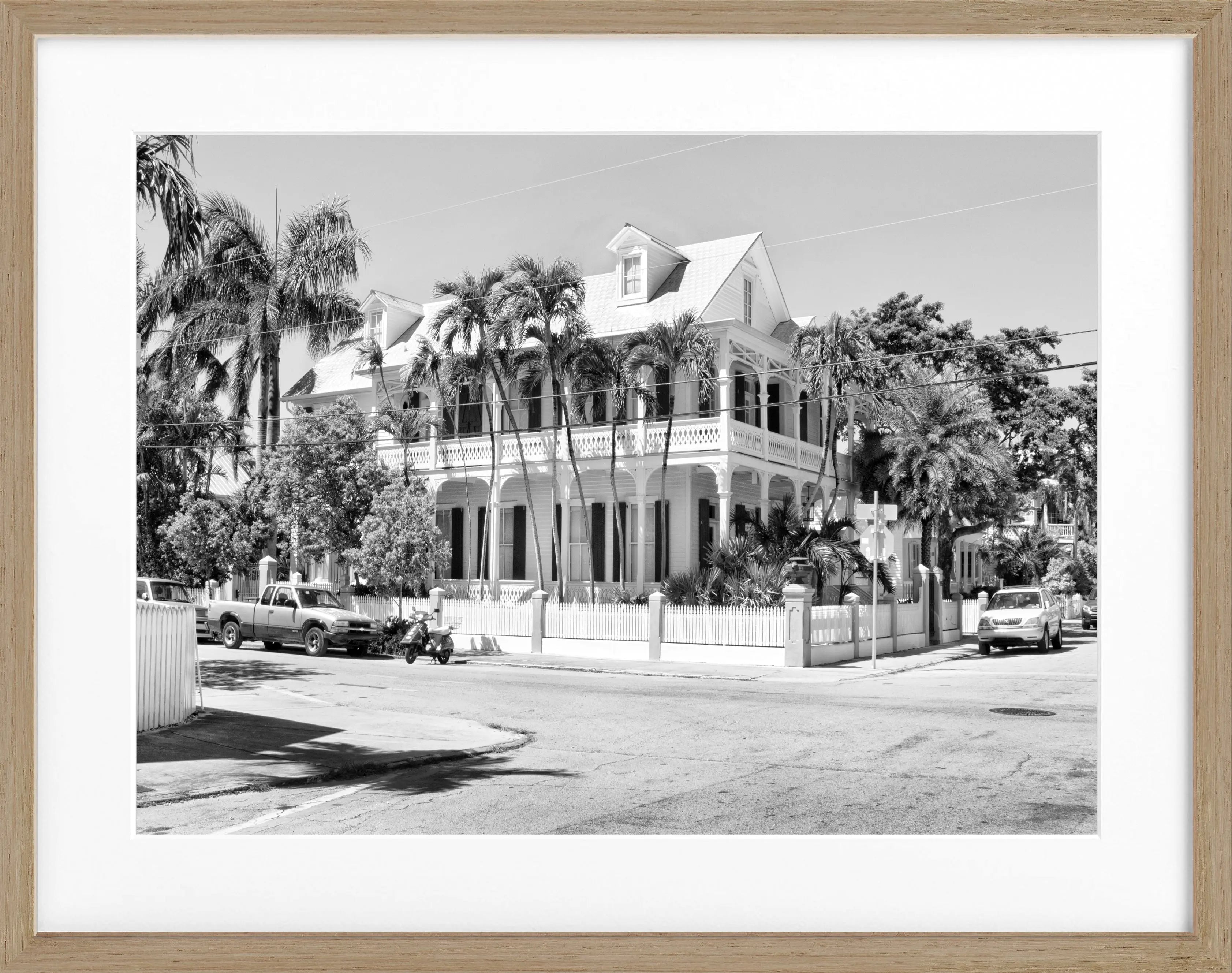 Poster mit Rahmen Florida Key West FL38 - Wandbilder