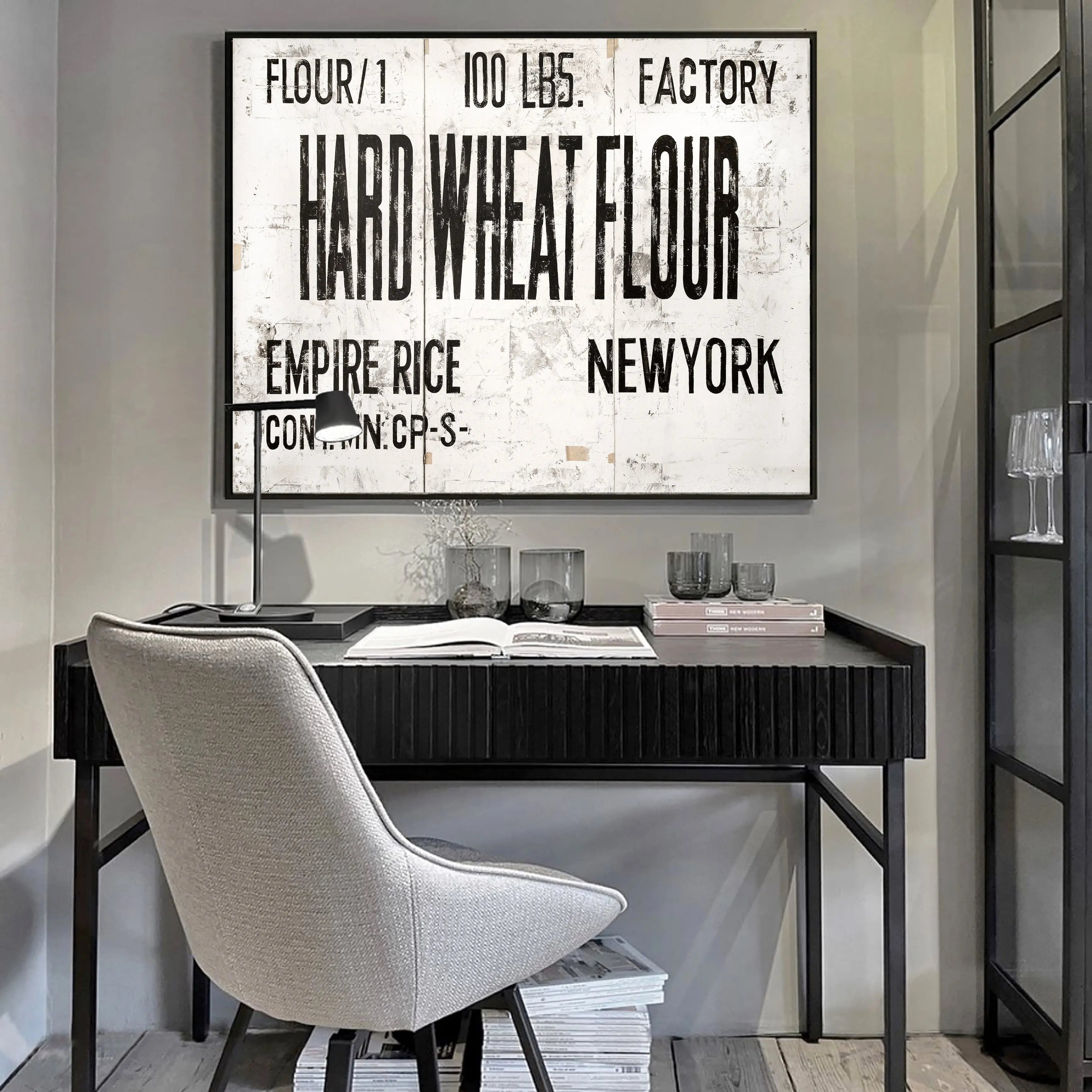 Wandbild GM13 New York ’Wheat’ - Druck auf Leinwand mit Schattenfuge by Cosman-Photocollection