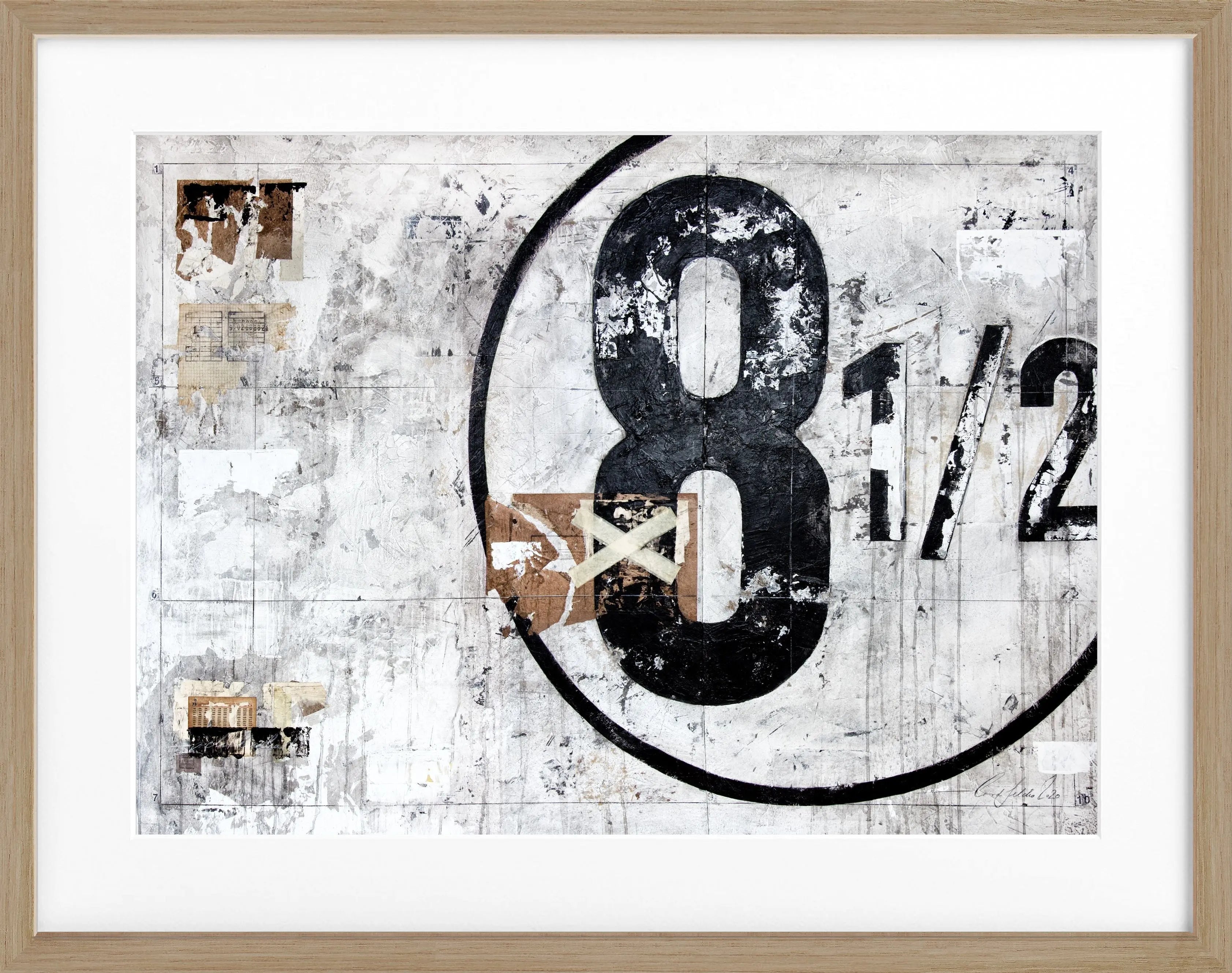 Poster mit Rahmen Achteinhalb GM01 - Wandbilder