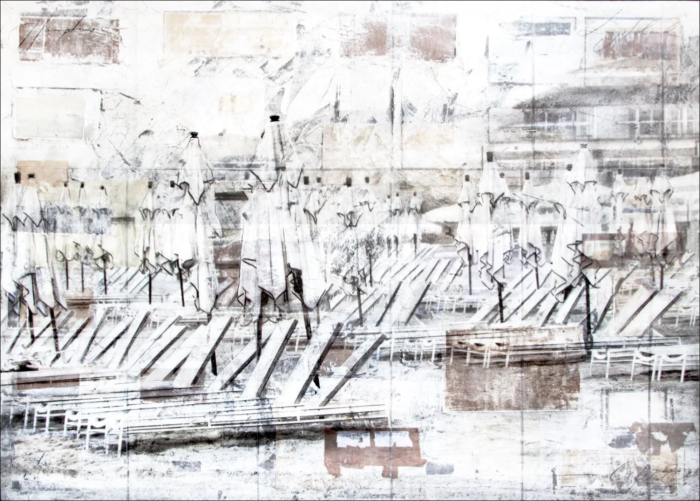 Poster / Druck ’Beach’ Hamptons Long Island GM76