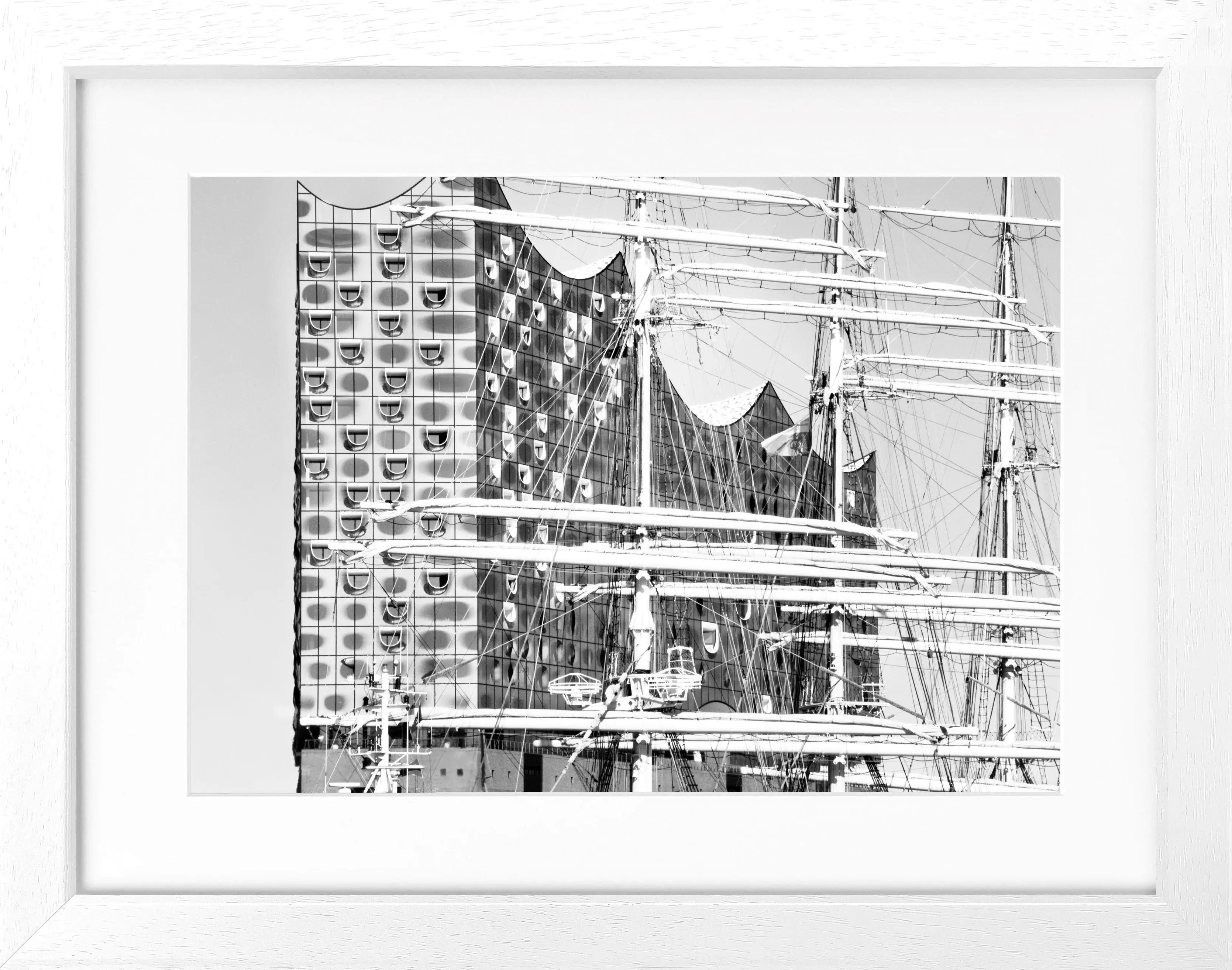 Poster mit Rahmen Hamburg Elbphilharmonie HH18A - Wandbilder