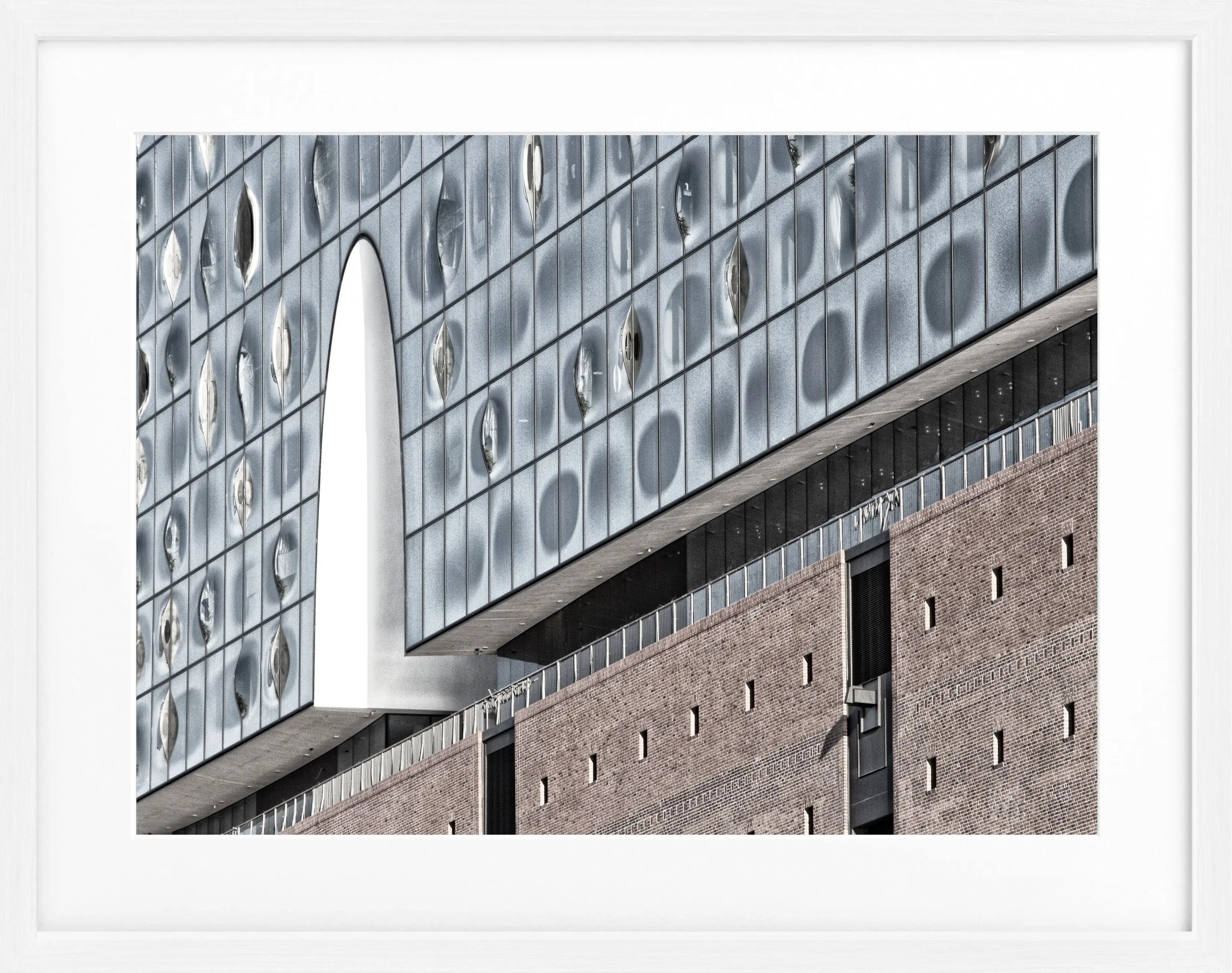 Poster mit Rahmen Hamburg ’Elphi’ HH20 - Wandbilder