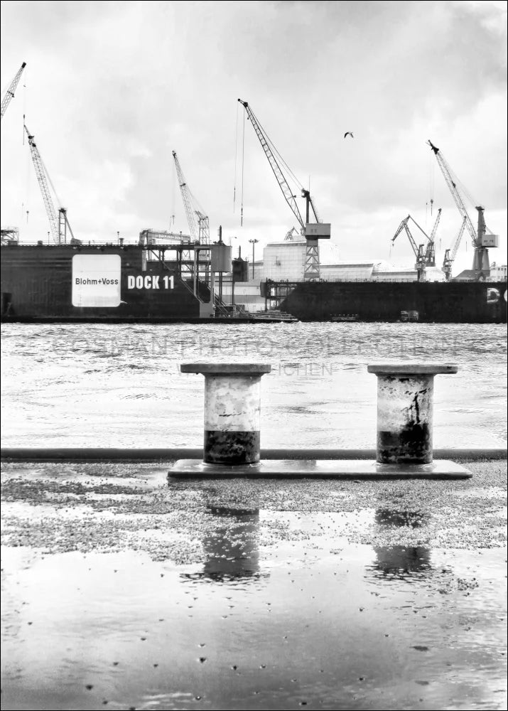 Poster / Druck Hamburg Hafen ’Dock 11’ HH05K