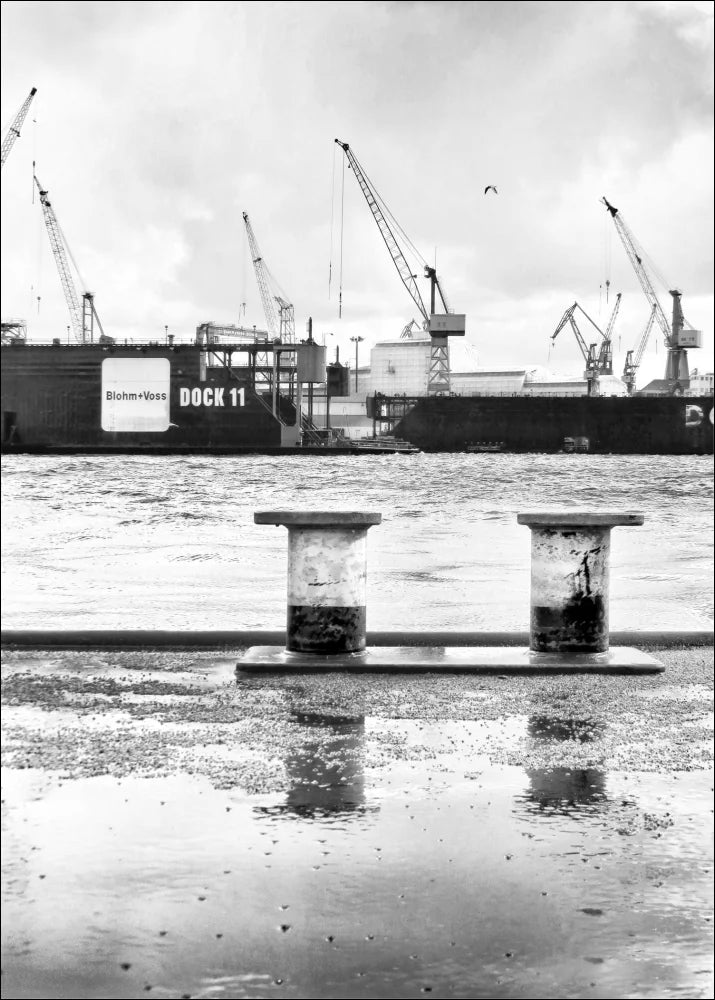Poster / Druck Hamburg Hafen ’Dock 11’ HH05K - Wandbilder