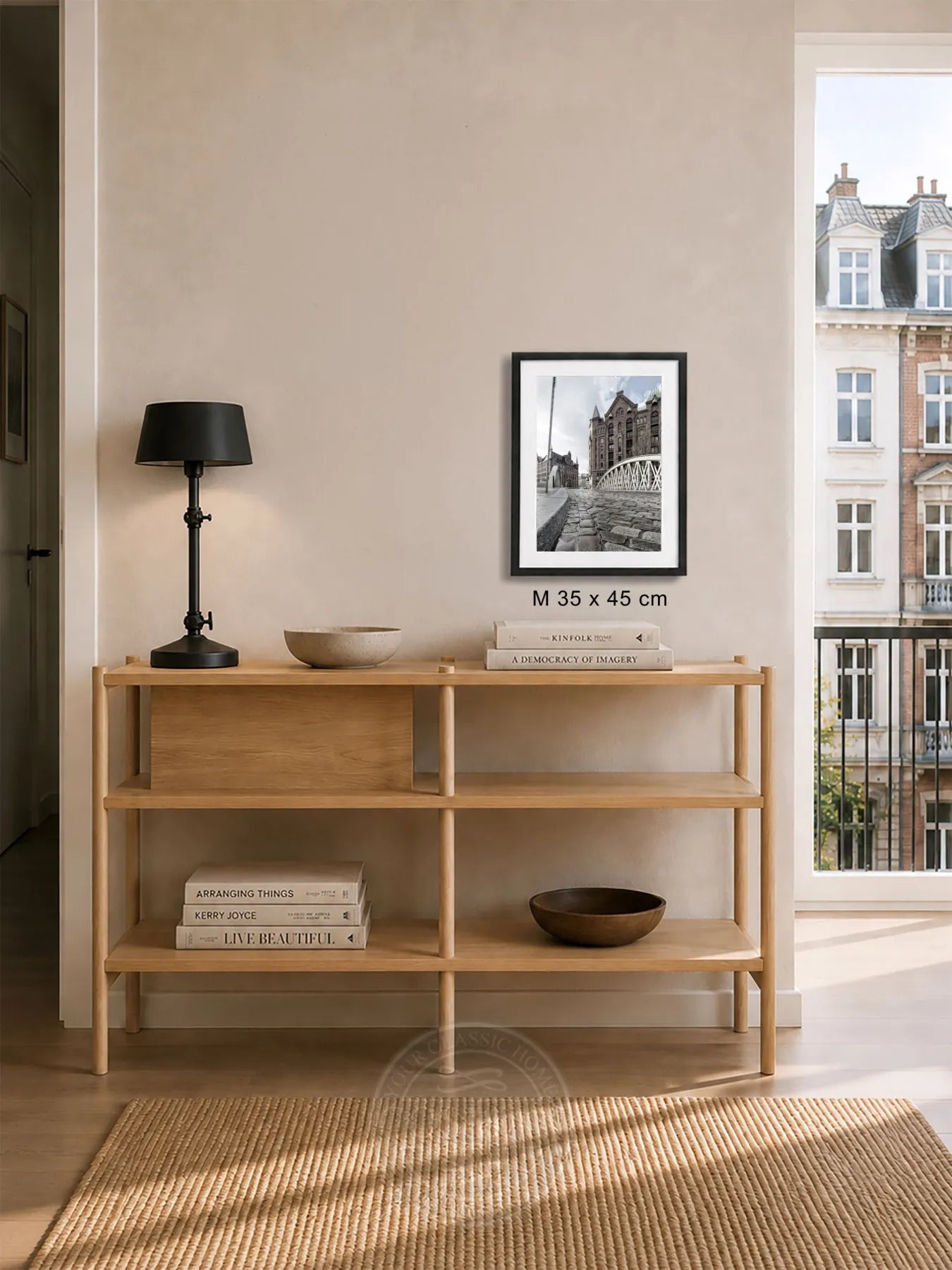 Poster with frame Hamburg 'Speicherstadt' HH31