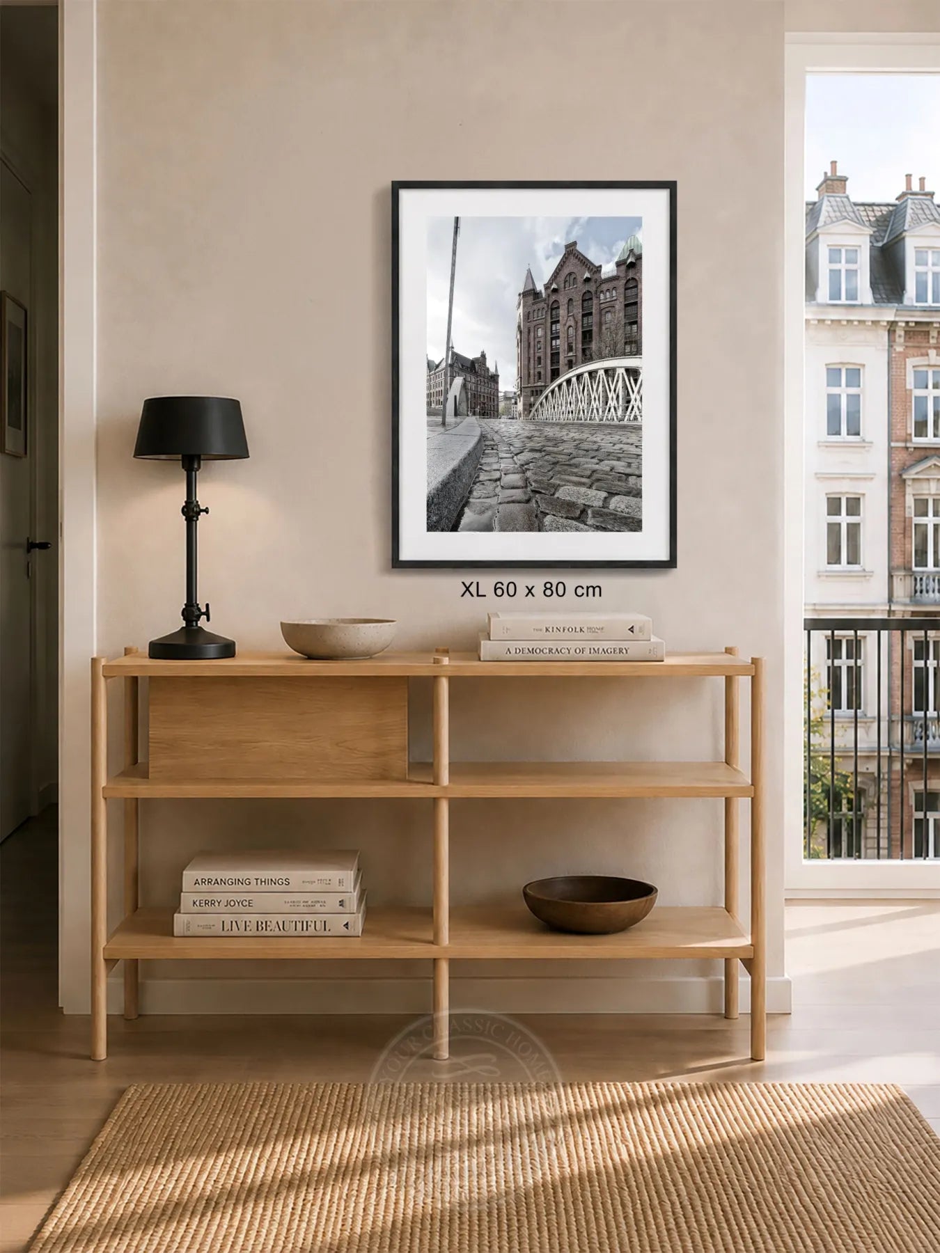 Poster with frame Hamburg 'Speicherstadt' HH31