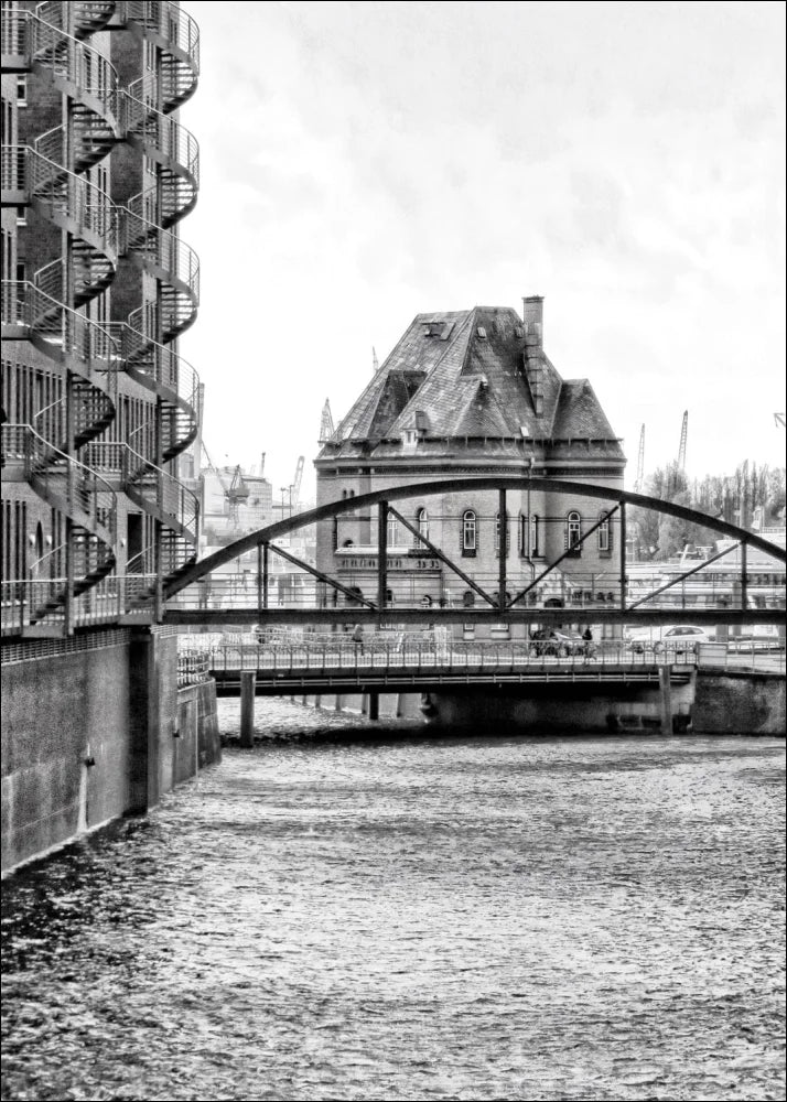 Poster / Druck Hamburg ’Speicherstadt’ HH46C - Wandbilder