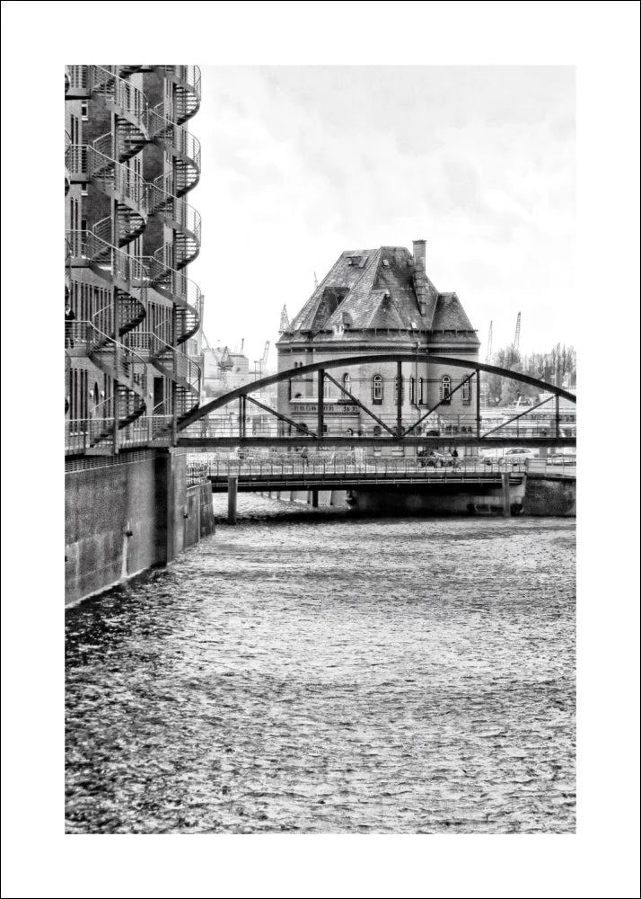 Poster / Print Hamburg 'Speicherstadt' HH46C