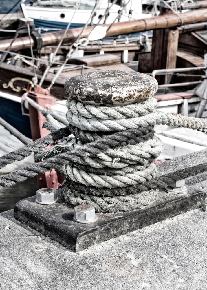 Affiche / Impression Port de Hambourg « Bollard » HH05J