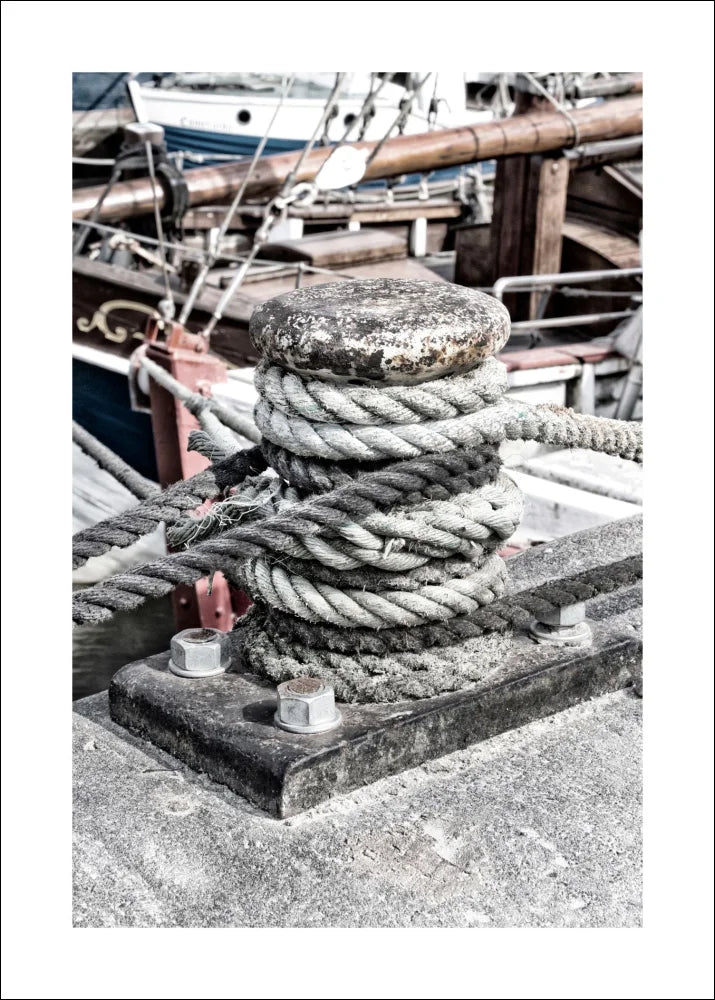 Affiche / Impression Port de Hambourg « Bollard » HH05J