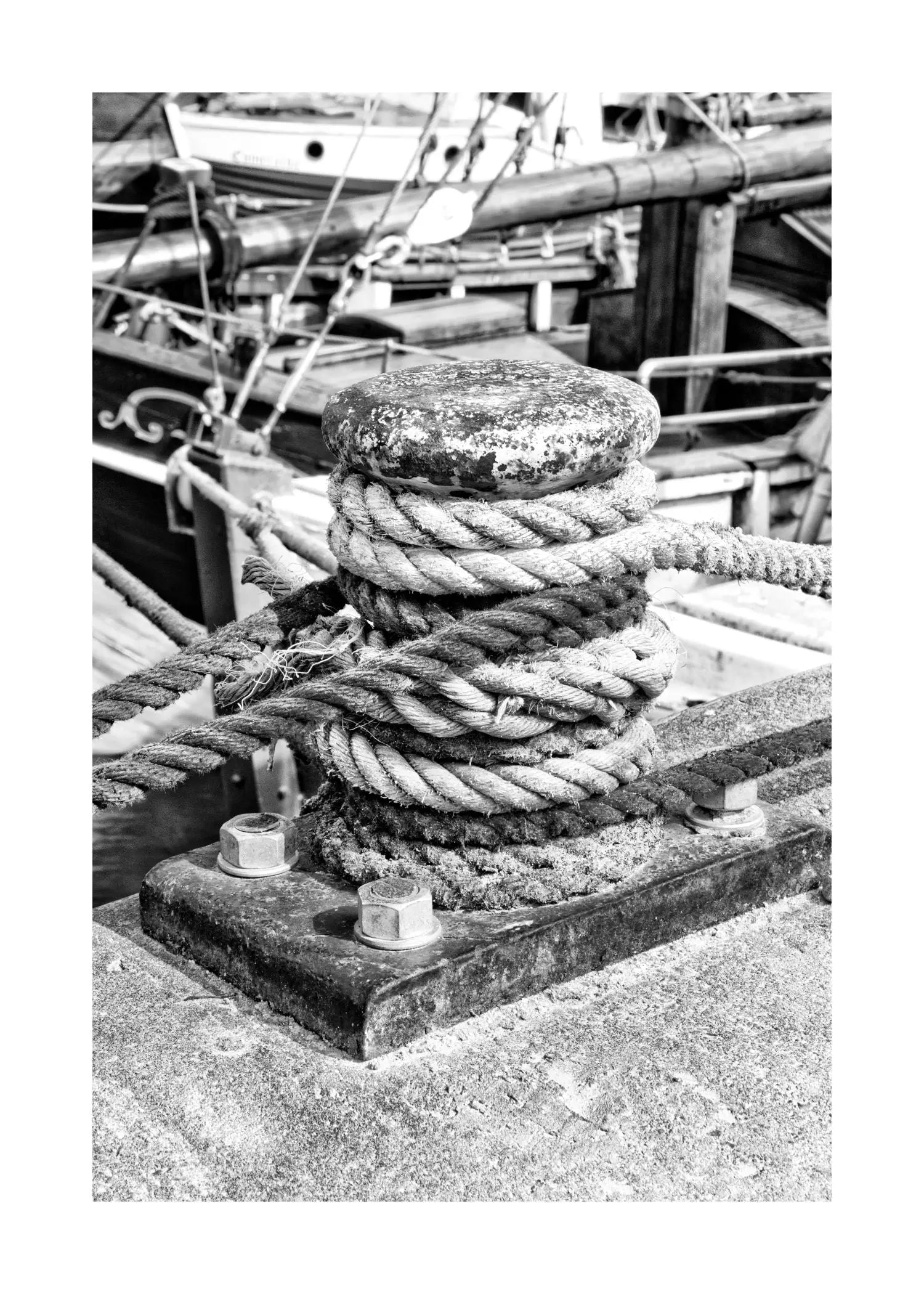 Poster / Druck Hamburg Hafen ’Poller’ HH05J - Wandbilder