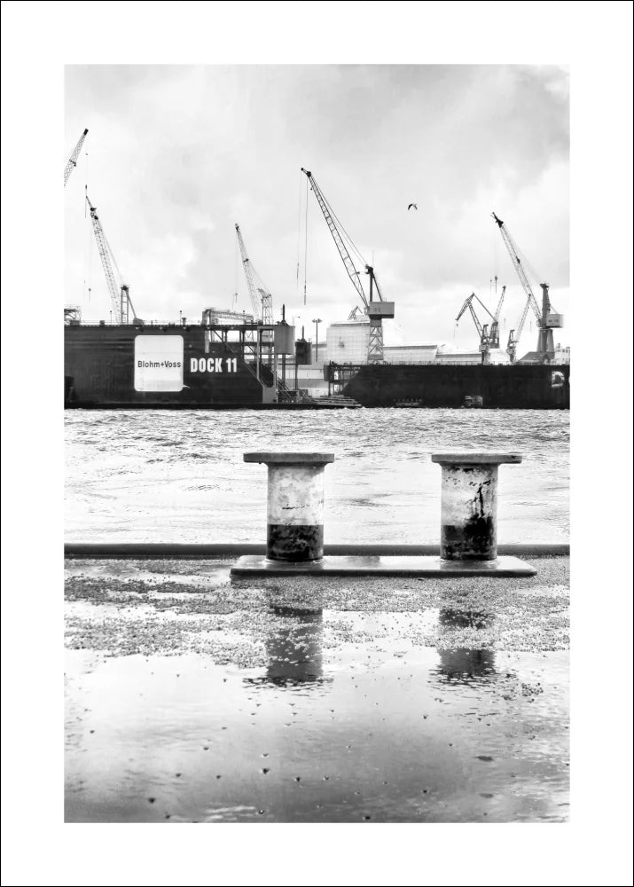 Poster / Druck Hamburg Hafen ’Dock 11’ HH05K - Wandbilder