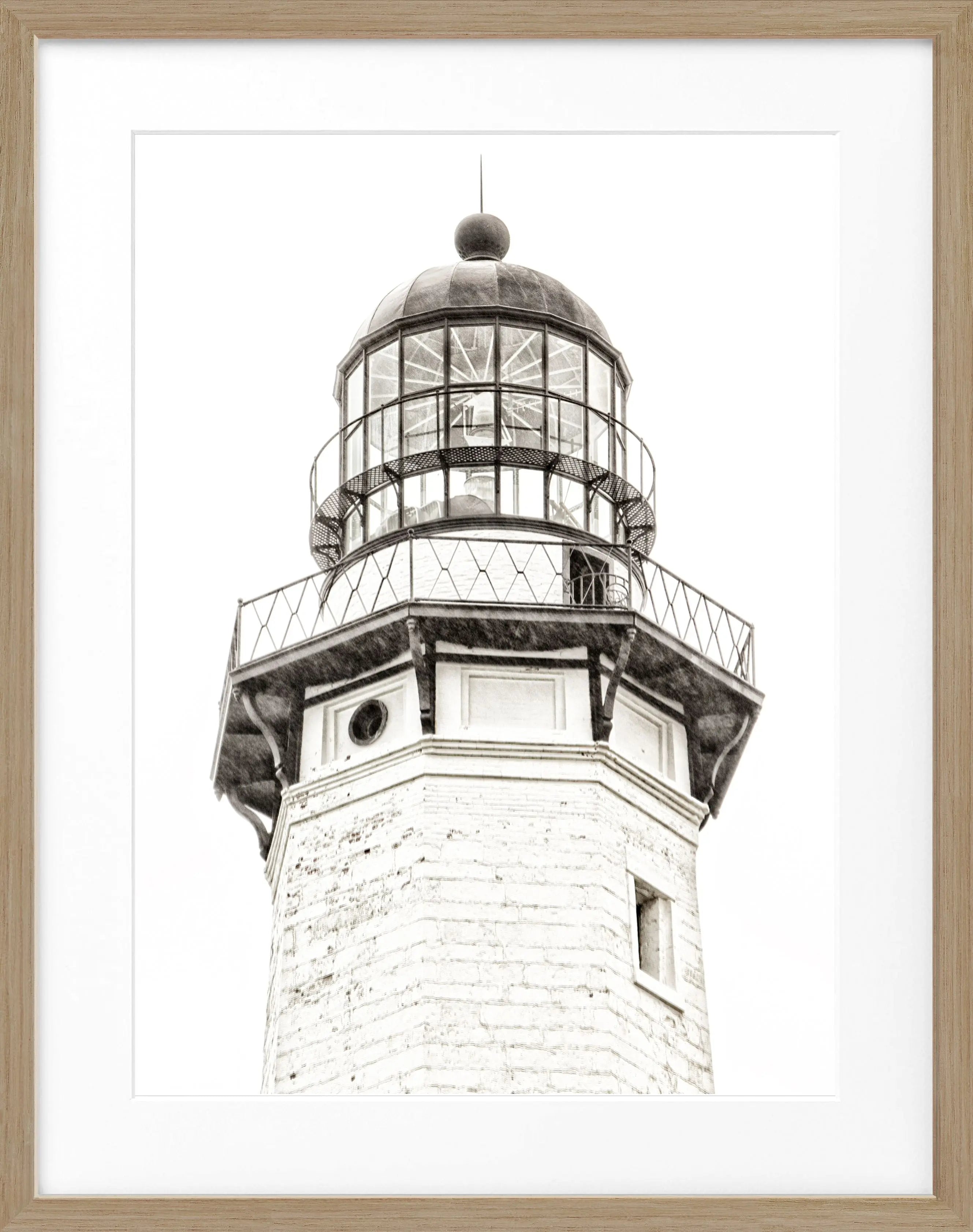 Poster mit Rahmen Hamptons Montauk ’Lighthouse’ HM13