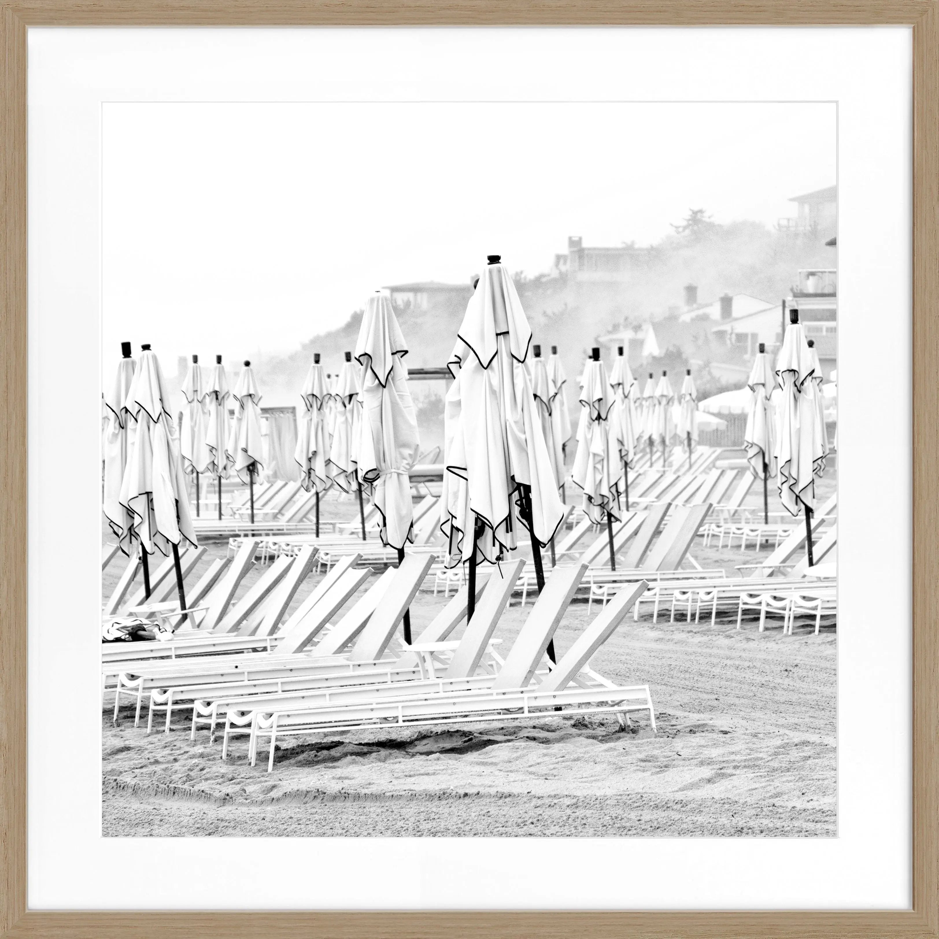 Poster mit Rahmen Hamptons Long Island ’Beach’ HM20Q