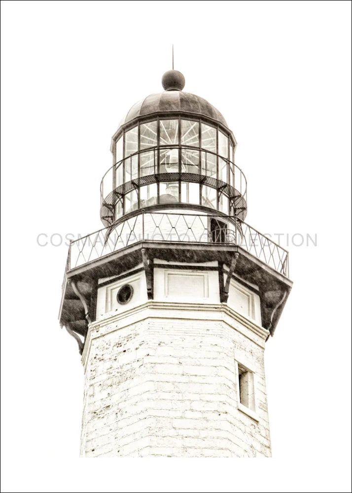 Poster / Afdrukken Hamptons Montauk 'Lighthouse' HM13