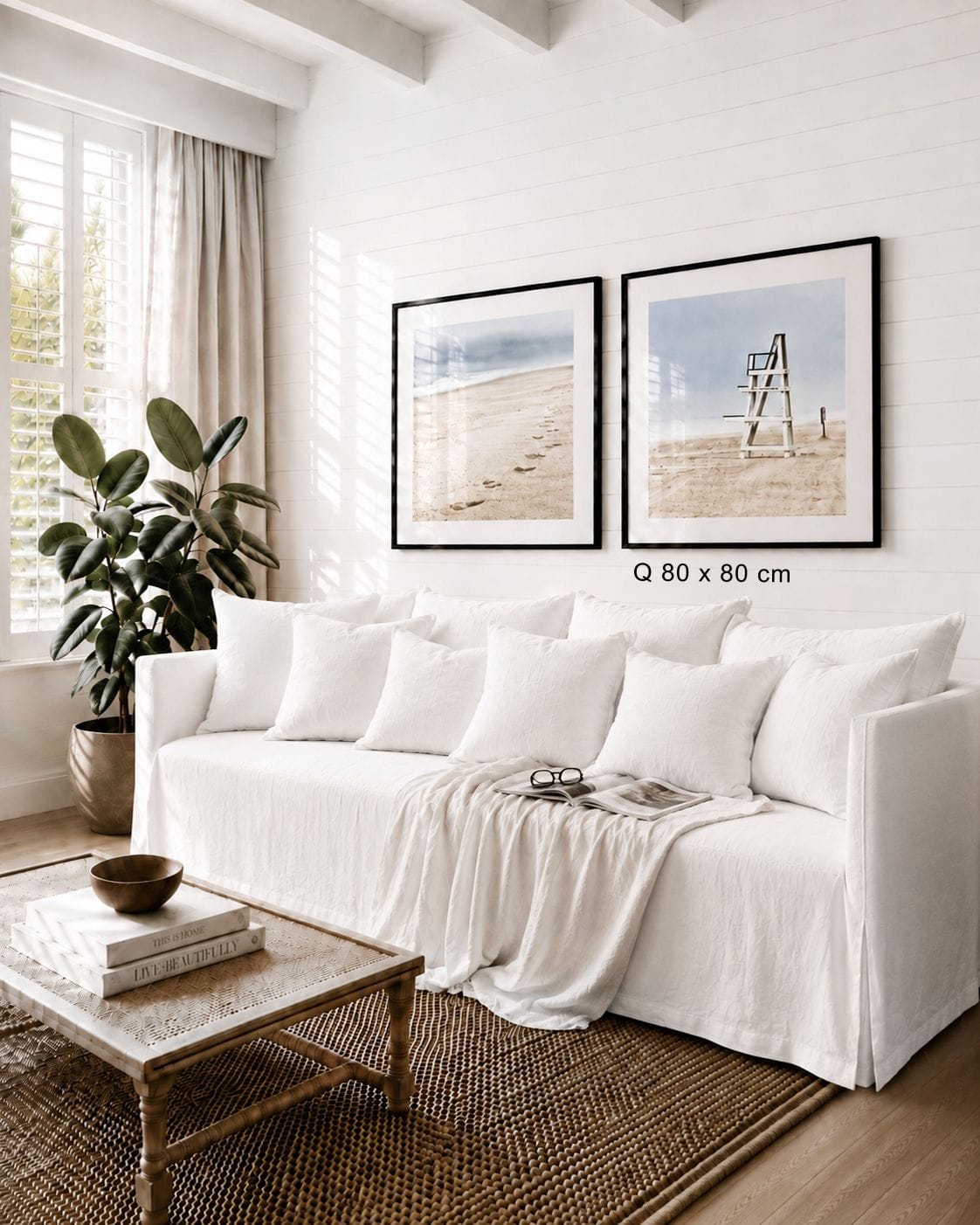 Gerahmte Fotografie Sylt Strand | SY62Q