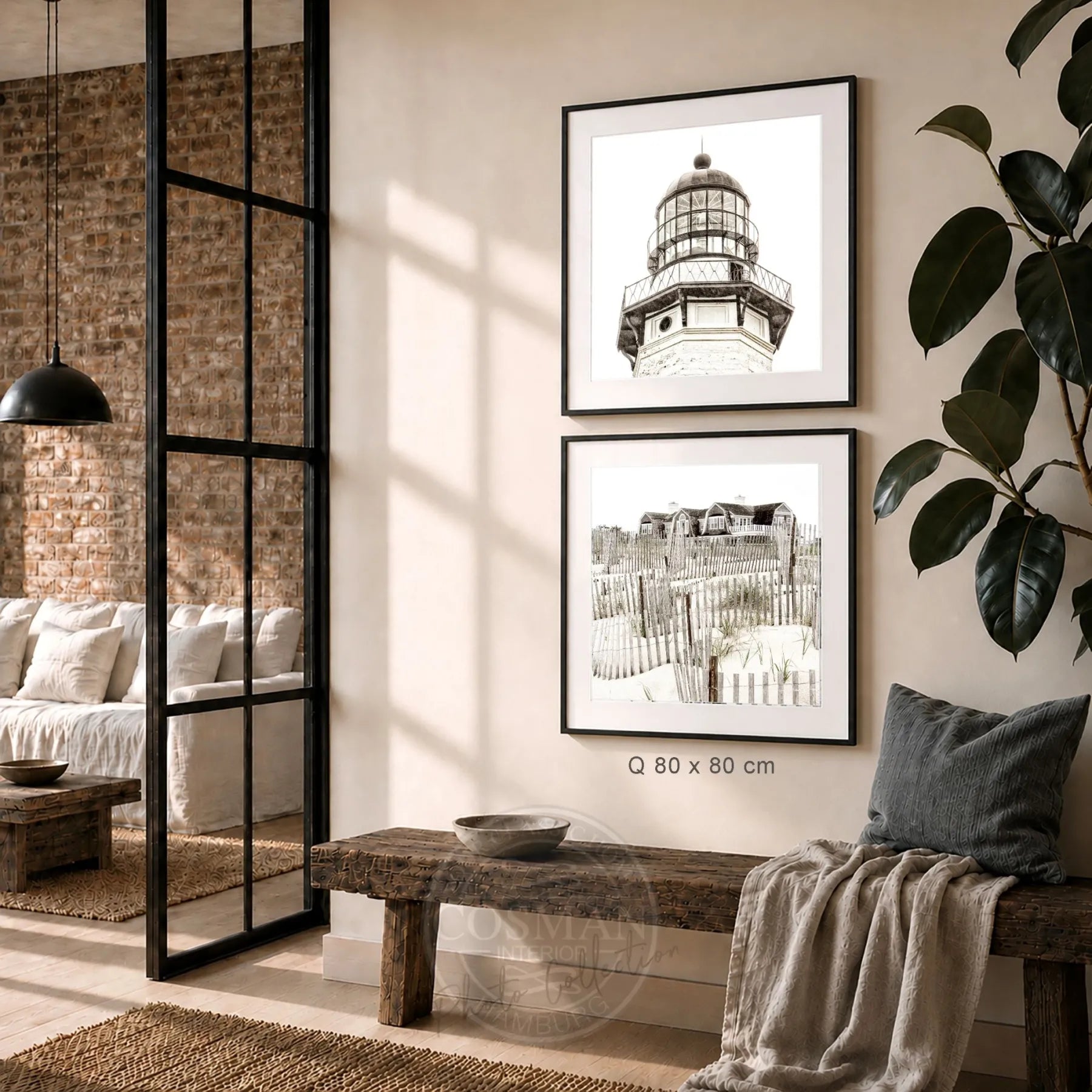 Framed Photography — Montauk Lighthouse | HM13Q