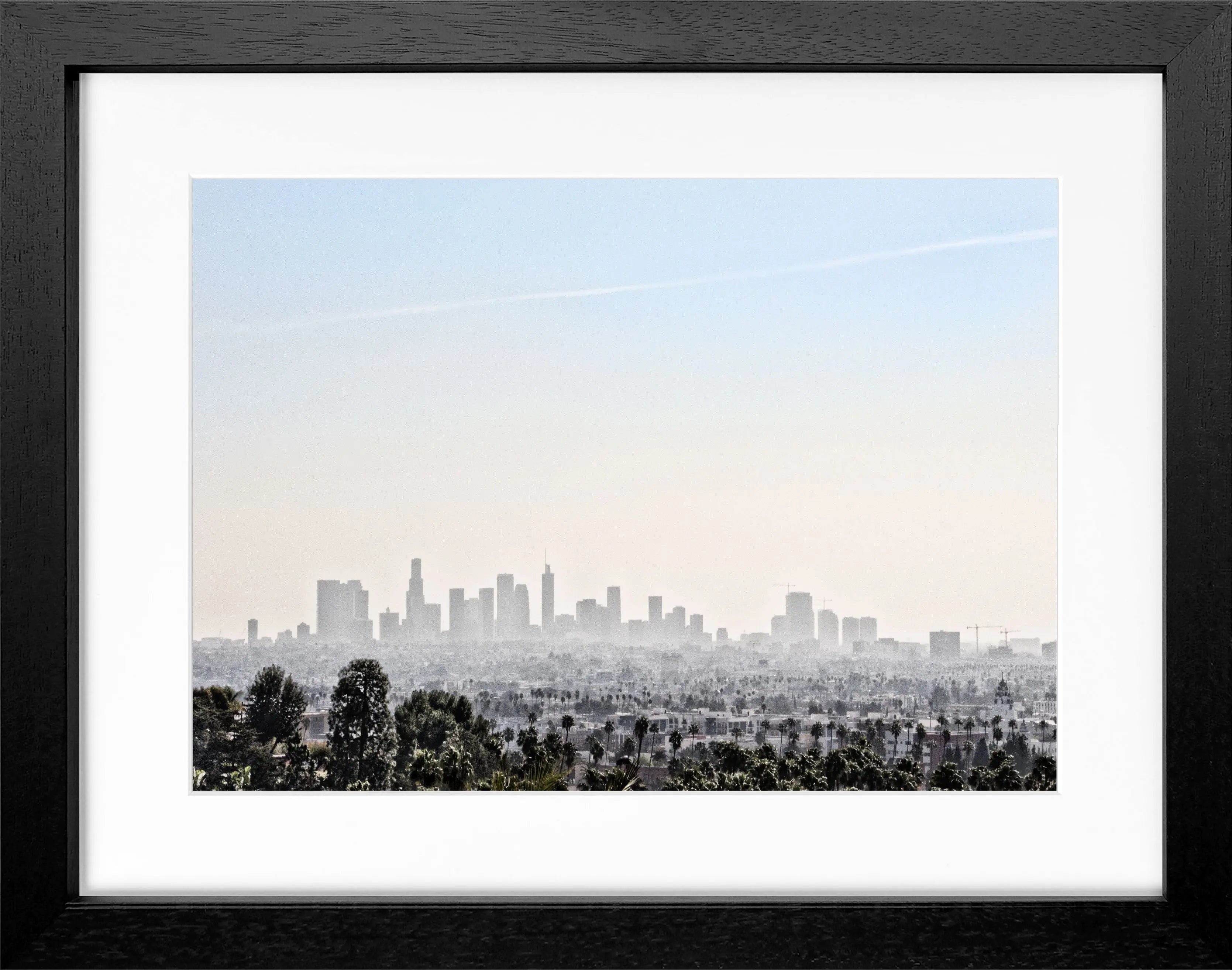 Poster mit Rahmen Kalifornien Los Angeles ’Skyline’ HW10