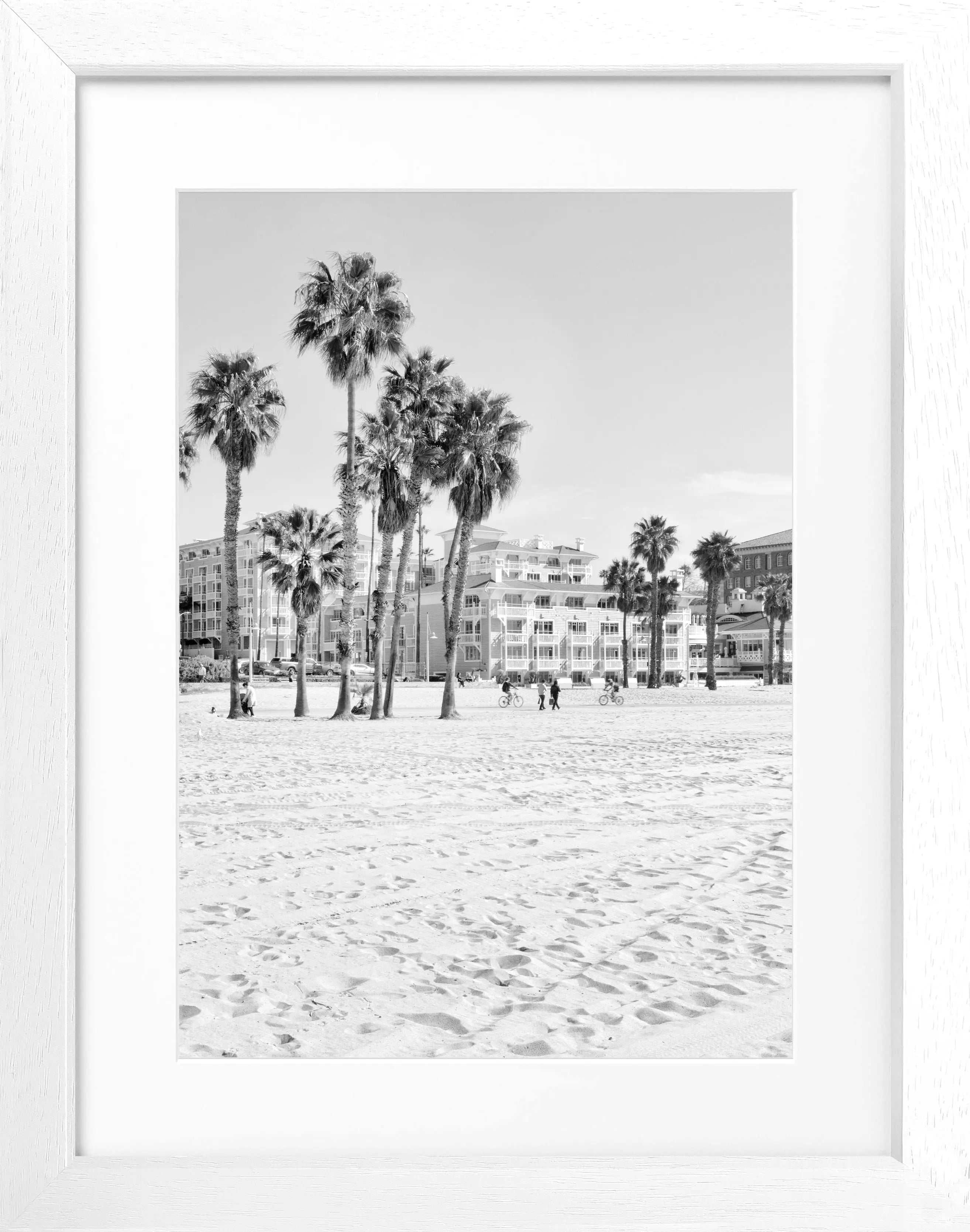 Poster mit Rahmen Kalifornien Santa Monica ’Beach’ K111