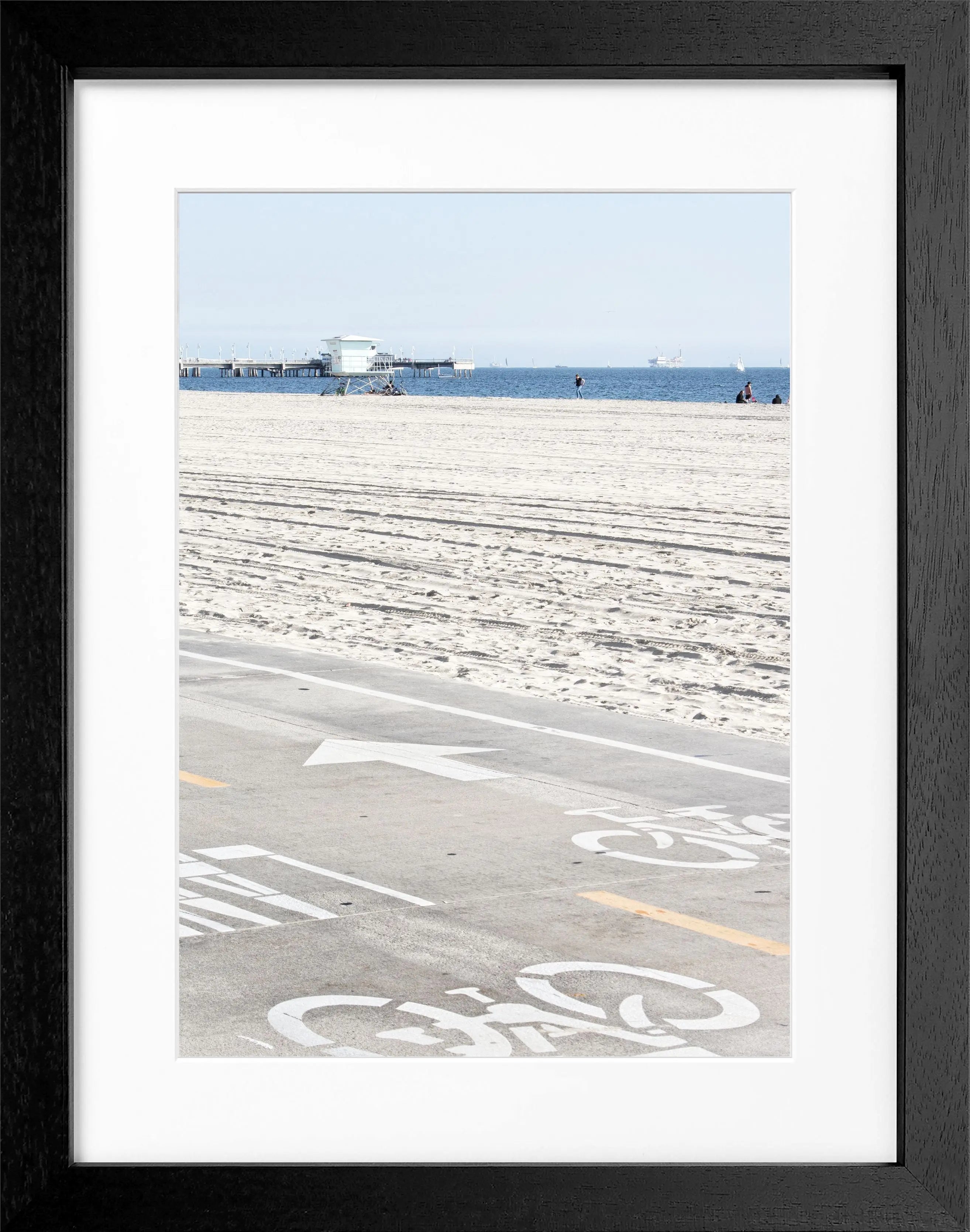 Poster mit Rahmen Kalifornien ’Huntington Beach’ K139