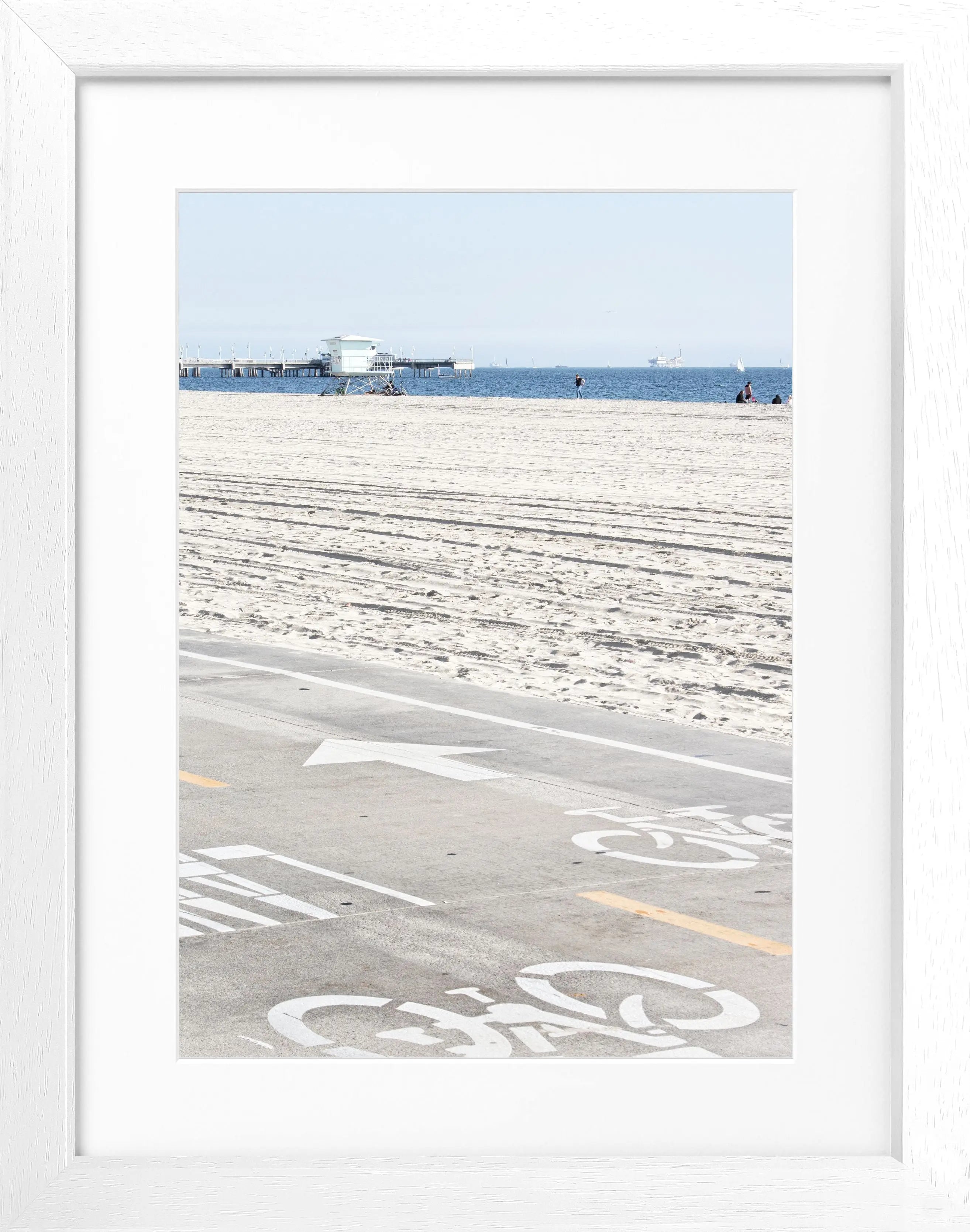 Poster mit Rahmen Kalifornien ’Huntington Beach’ K139
