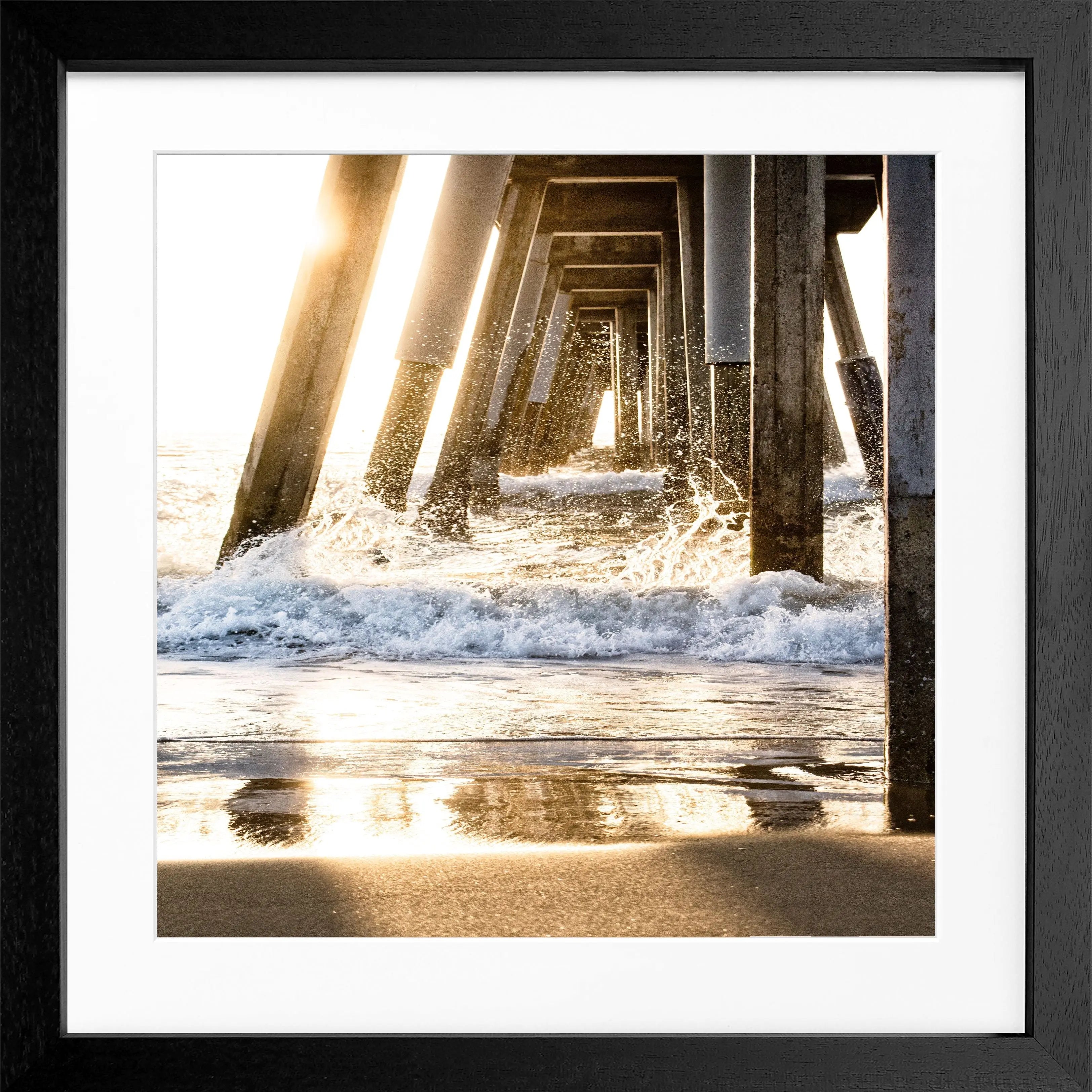 Poster mit Rahmen Kalifornien ’Pier’ K167Q by Cosman-Photocollection