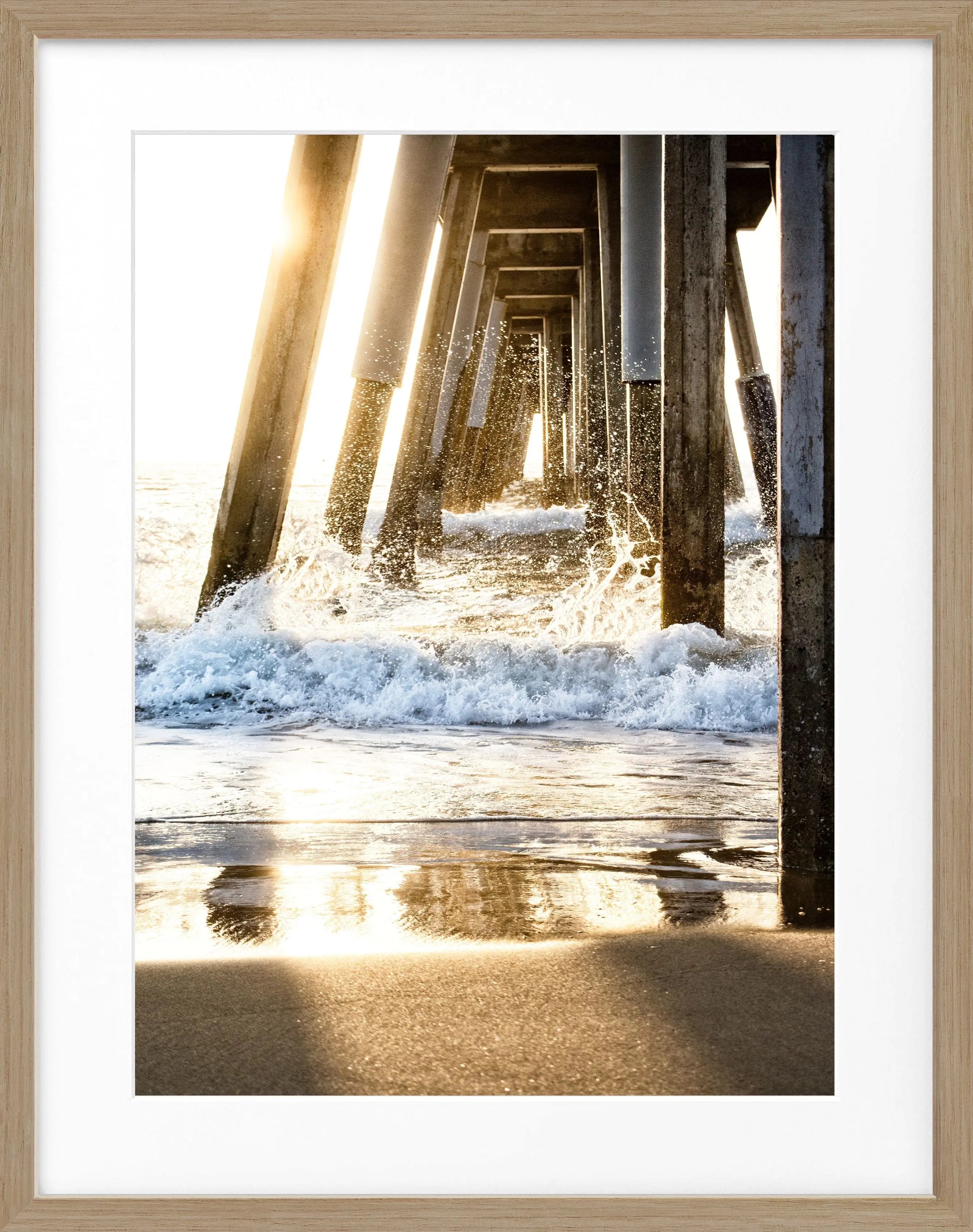 Poster mit Rahmen Kalifornien ’Pier’ K167 - Wandbilder