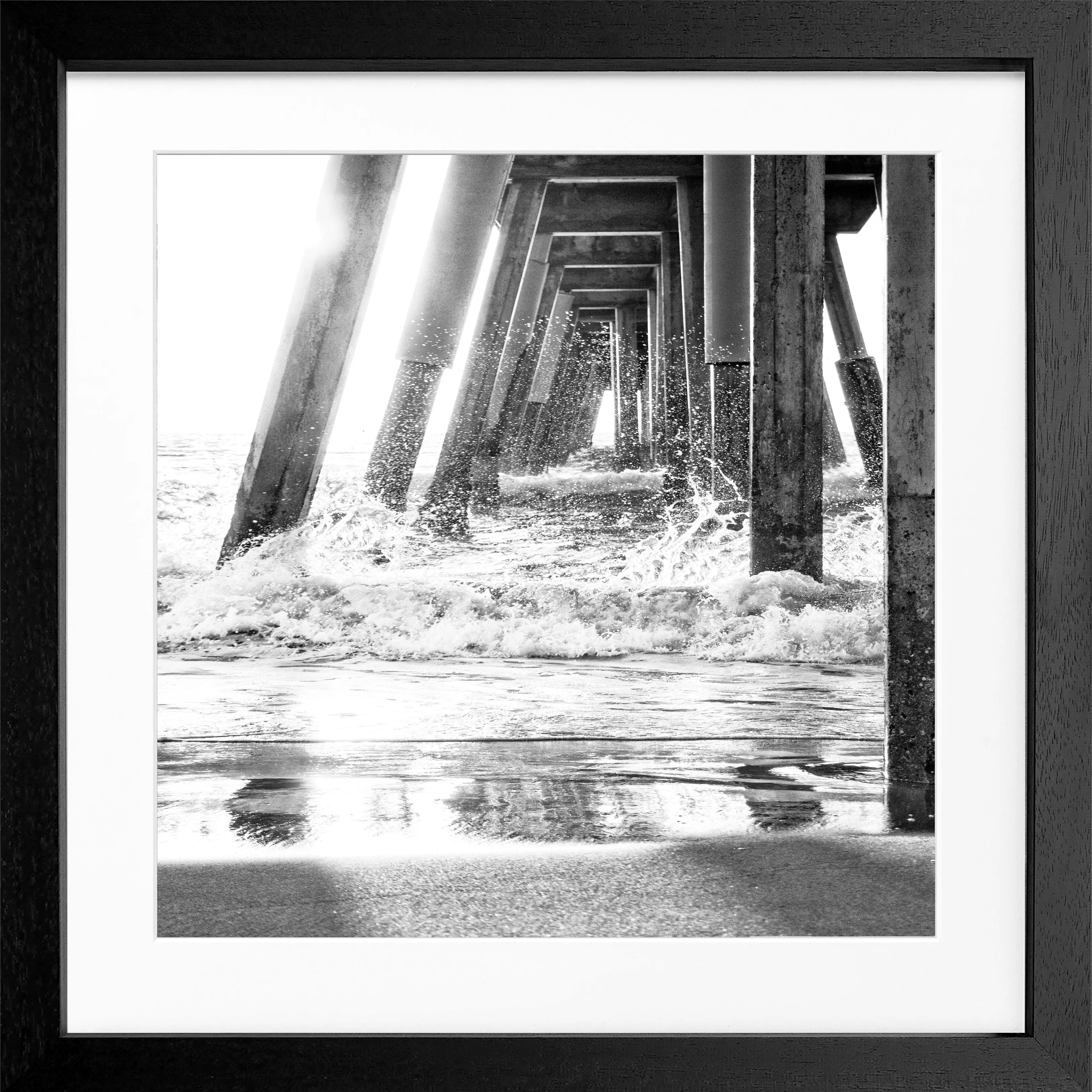 Poster mit Rahmen Kalifornien ’Pier’ K167Q by Cosman-Photocollection
