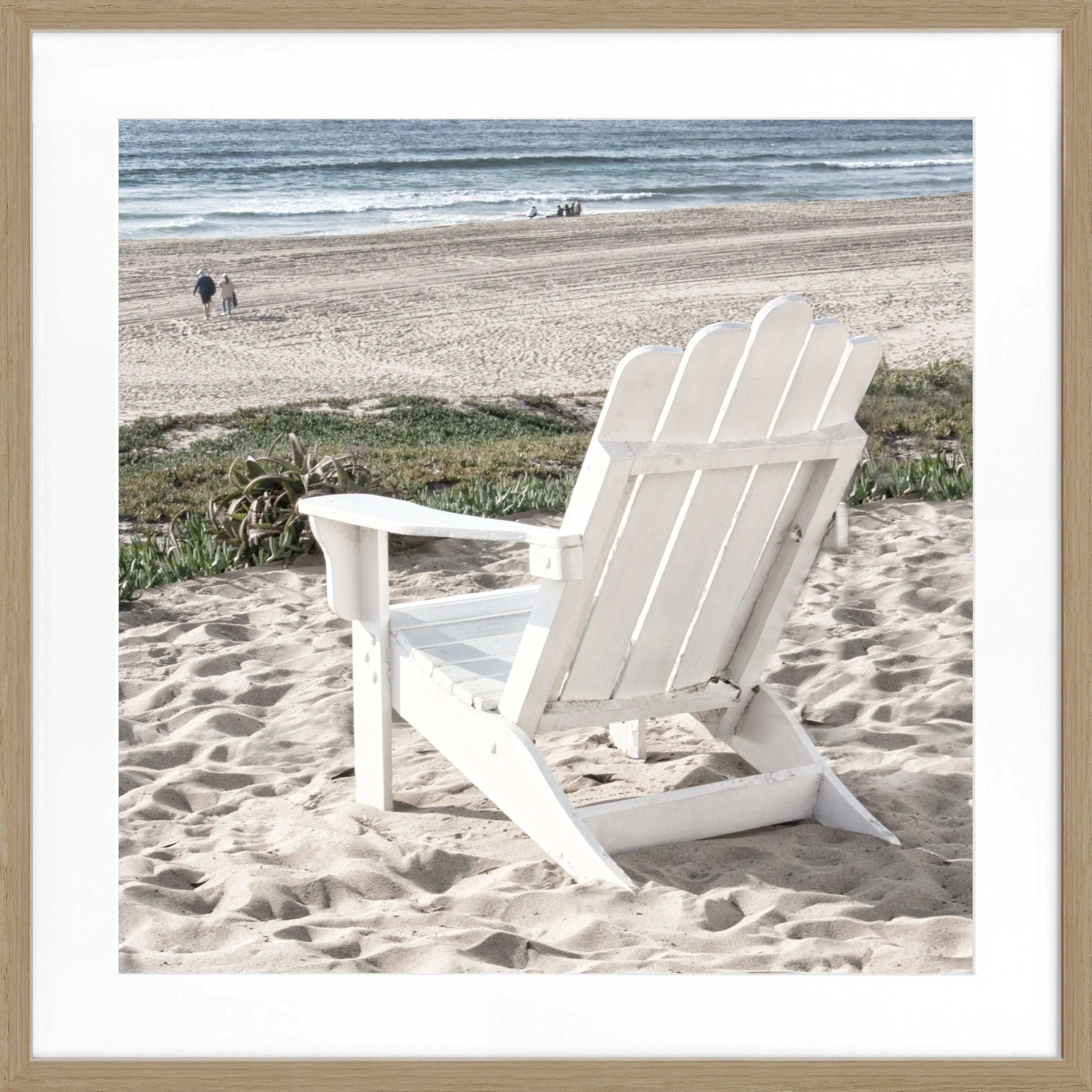 Poster mit Rahmen Kalifornien ’Deckchair’ K180Q - Wandbilder