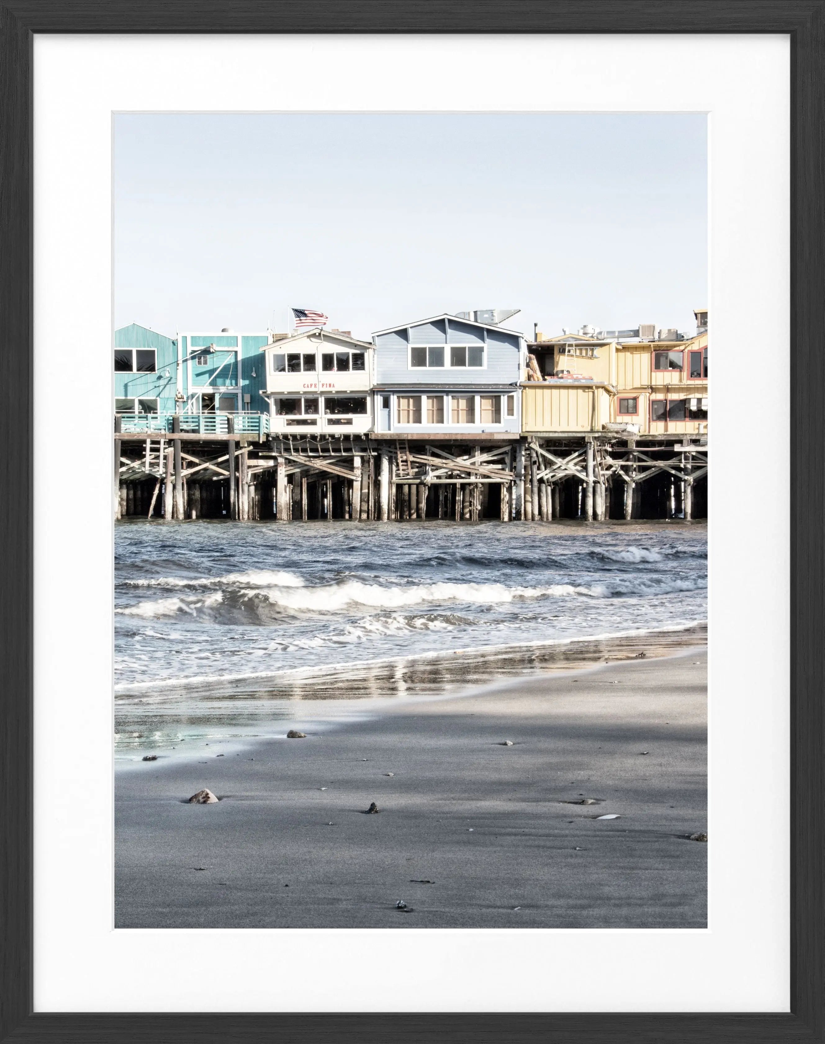 Poster mit Rahmen Kalifornien ’Pier Monterey’ K01 by Cosman-Photocollection