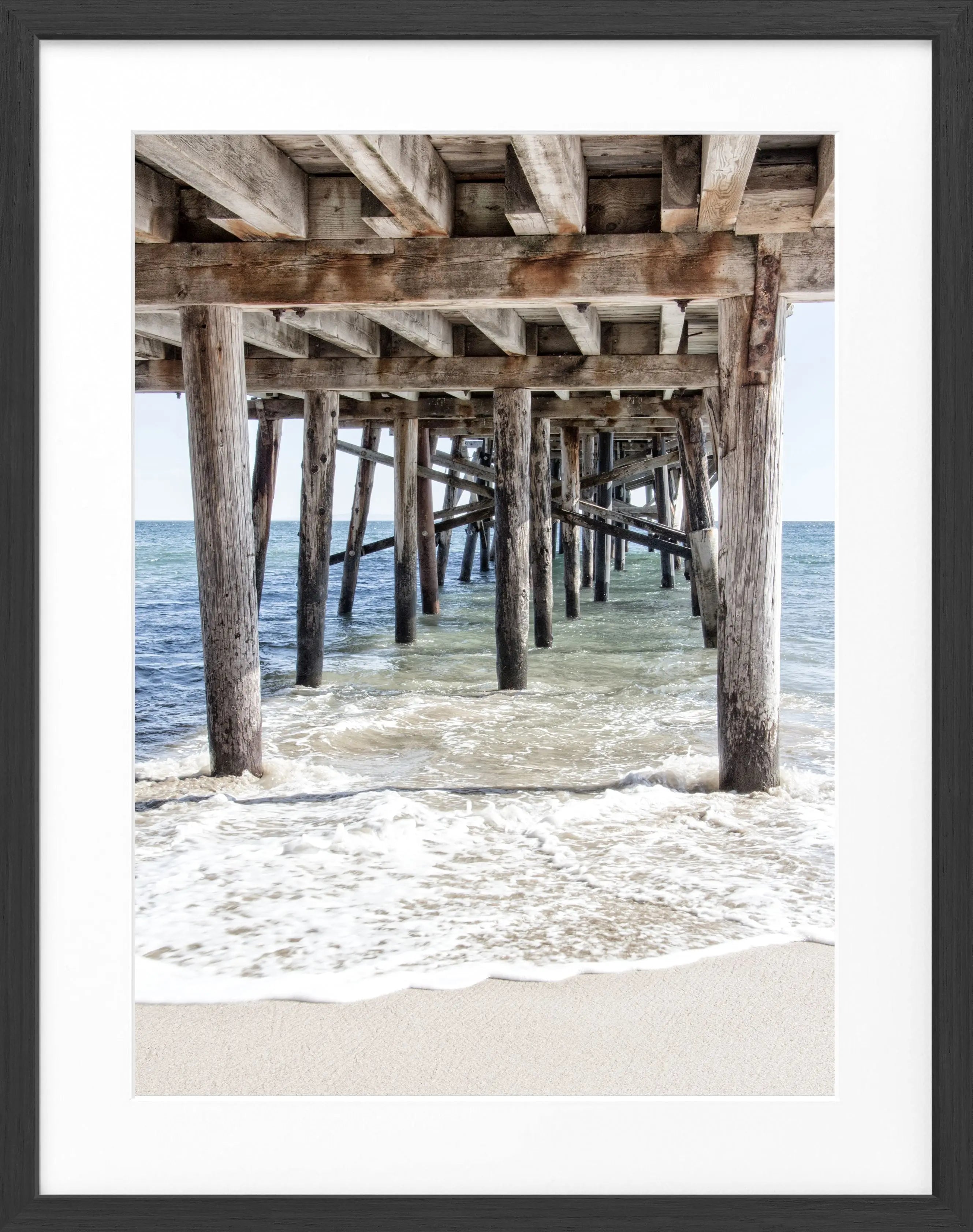 Poster mit Rahmen Kalifornien Malibu ’Pier’ K66 - Wandbilder