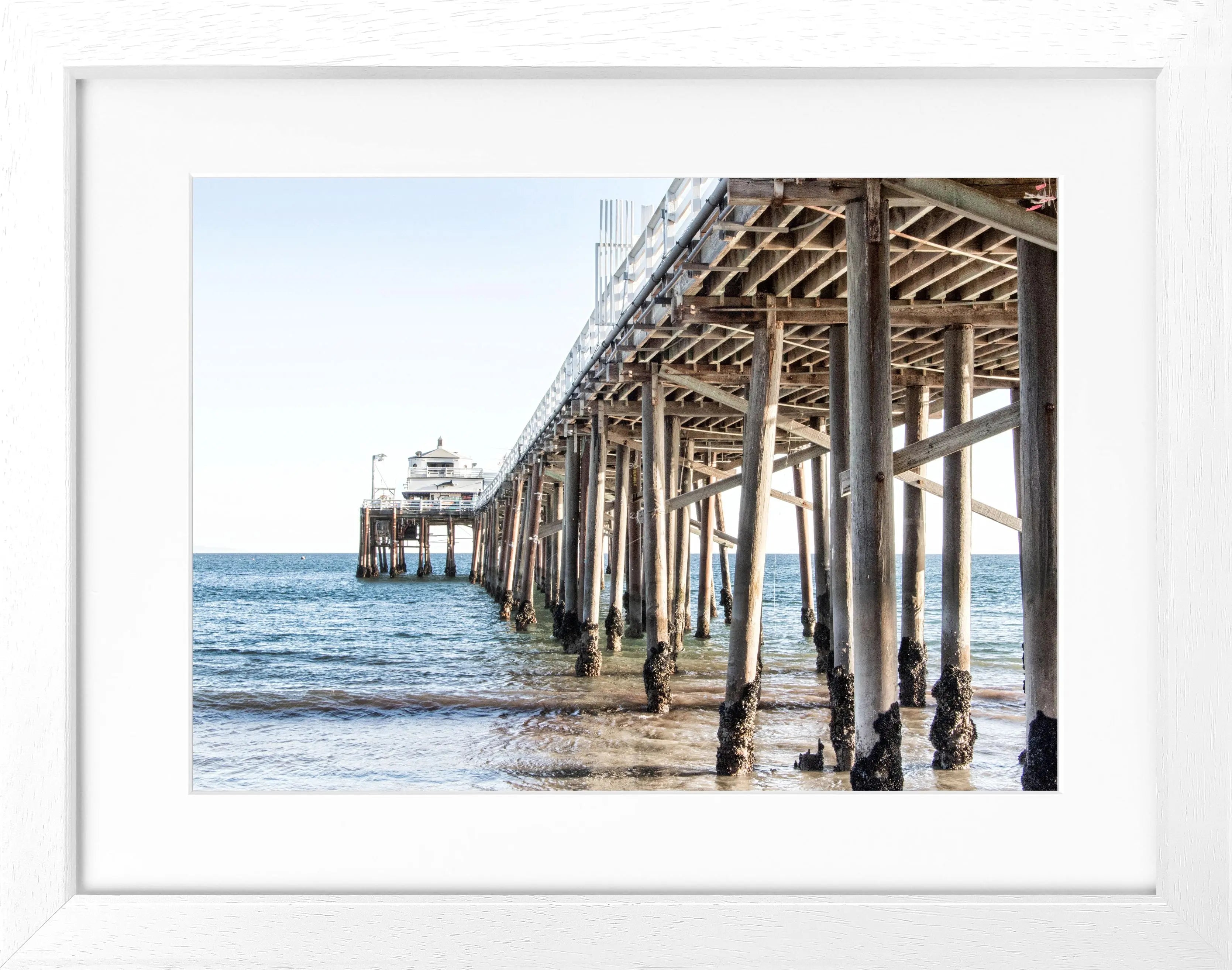 Poster mit Rahmen Kalifornien Malibu Beach ’Pier’ K91