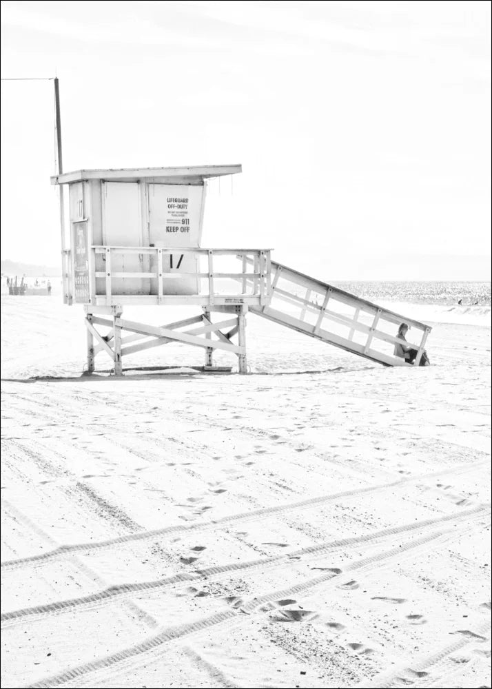 Poster / Druck Kalifornien Santa Monica ’Beach Lifeguard’