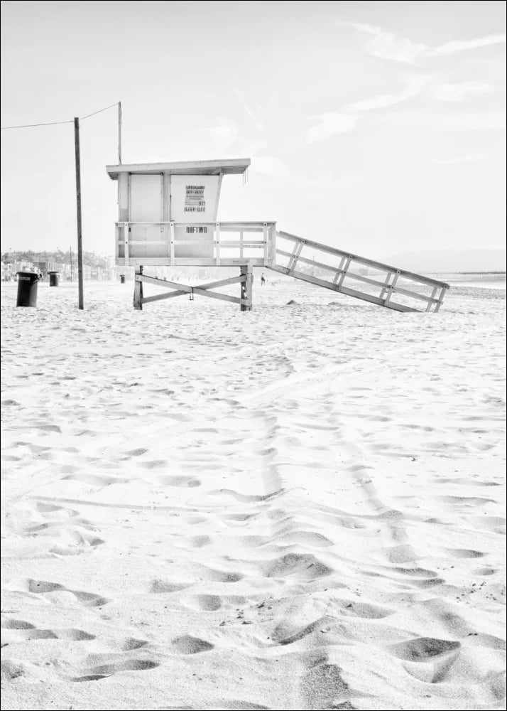 Poster / Druck Kalifornien Santa Monica ’Beach Lifeguard’