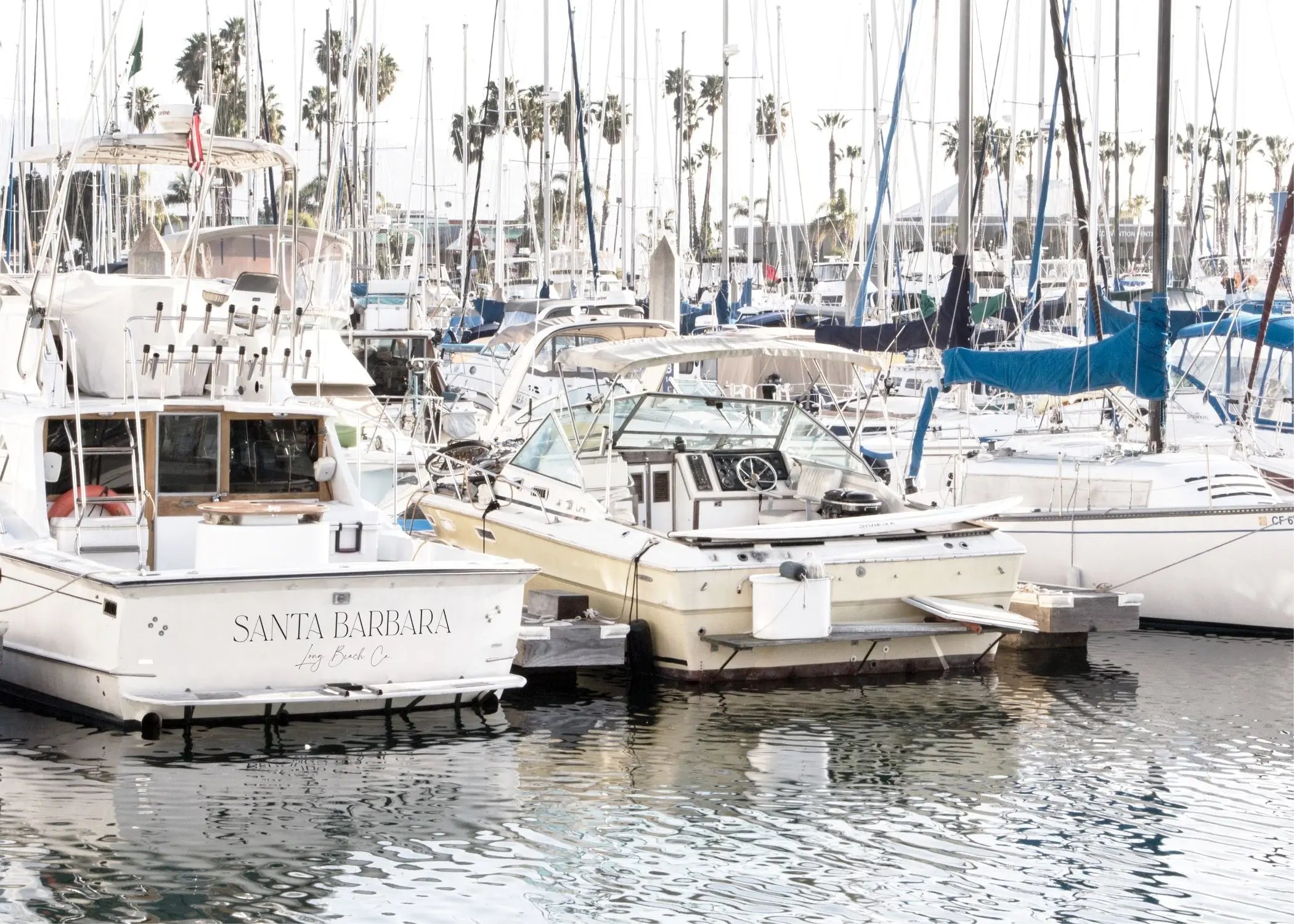 Poster / Druck Kalifornien Santa Barbara ’Boat’ K175