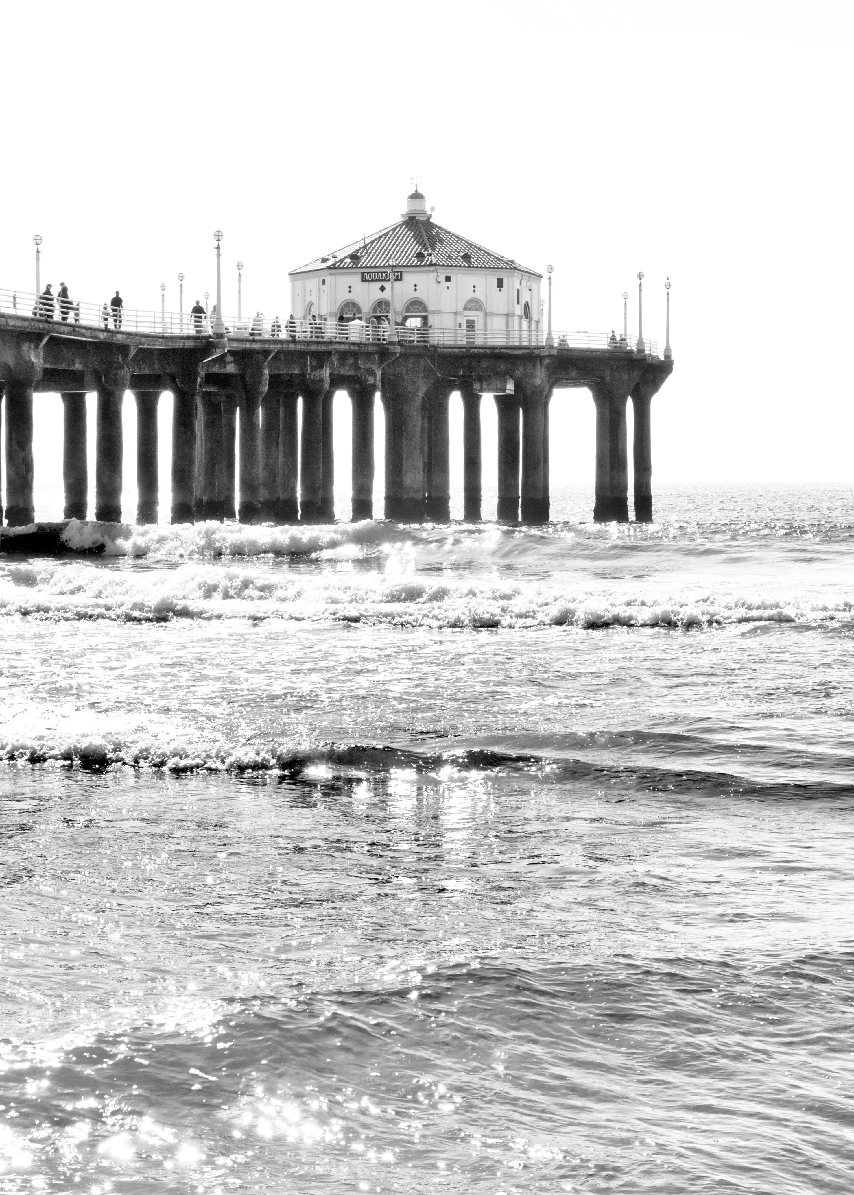 Poster / Druck Kalifornien Manhattan Beach ’Pier’ K189