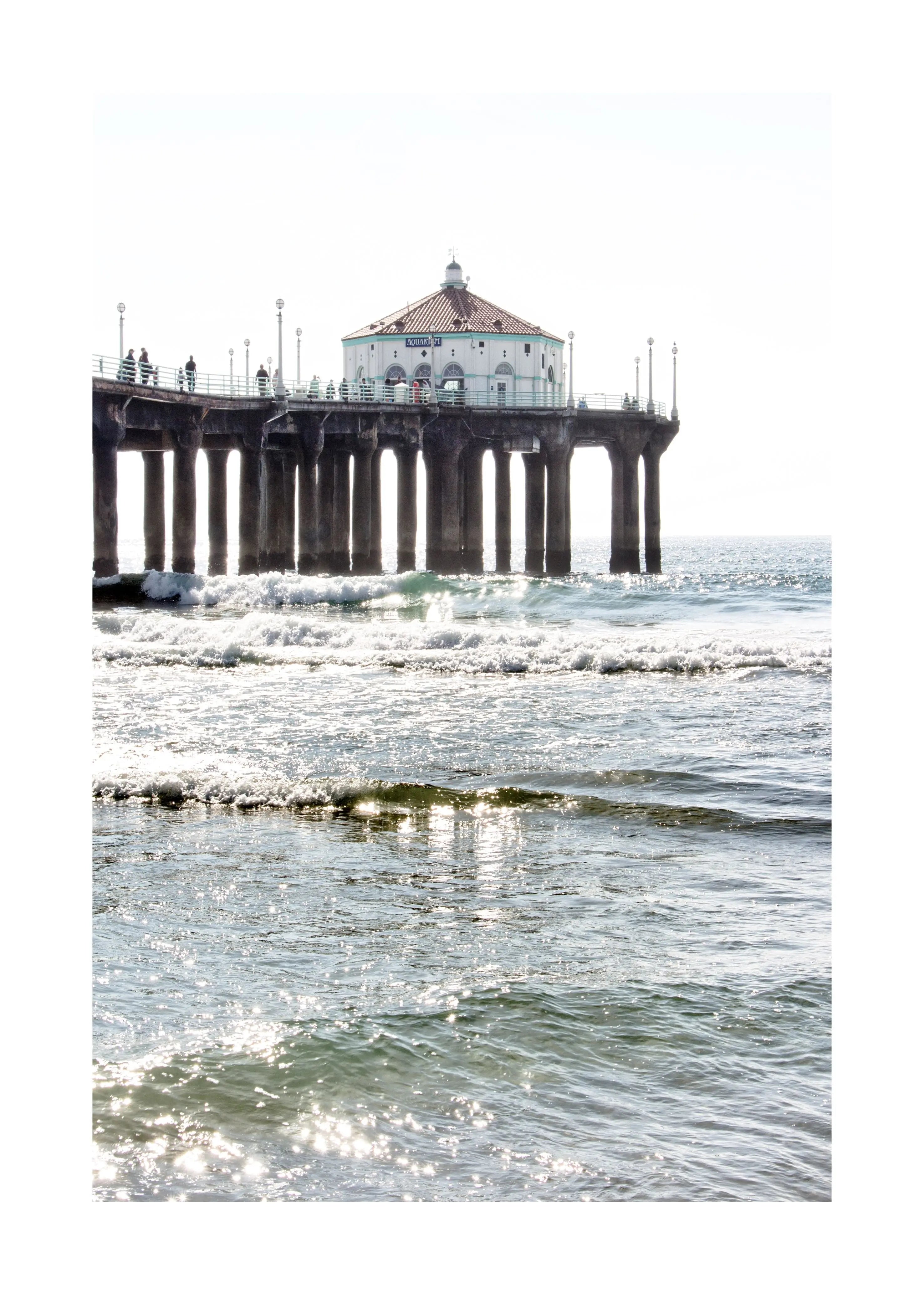 Poster / Druck Kalifornien Manhattan Beach ’Pier’ K189