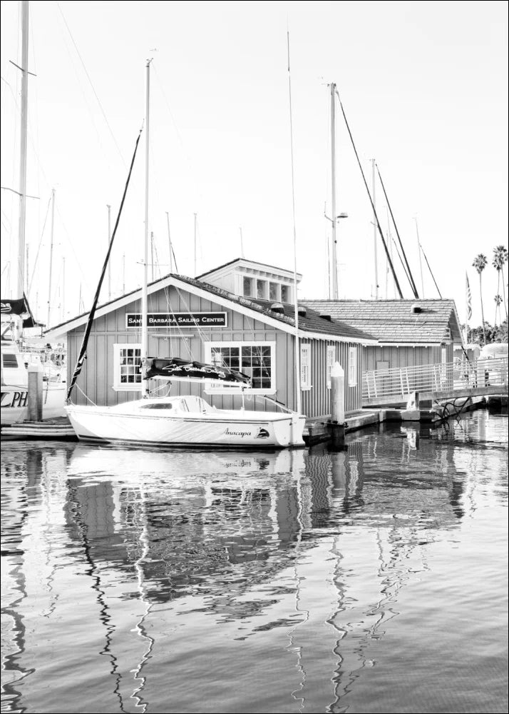 Poster / Druck Kalifornien Santa Barbara ’Boat House’ K24