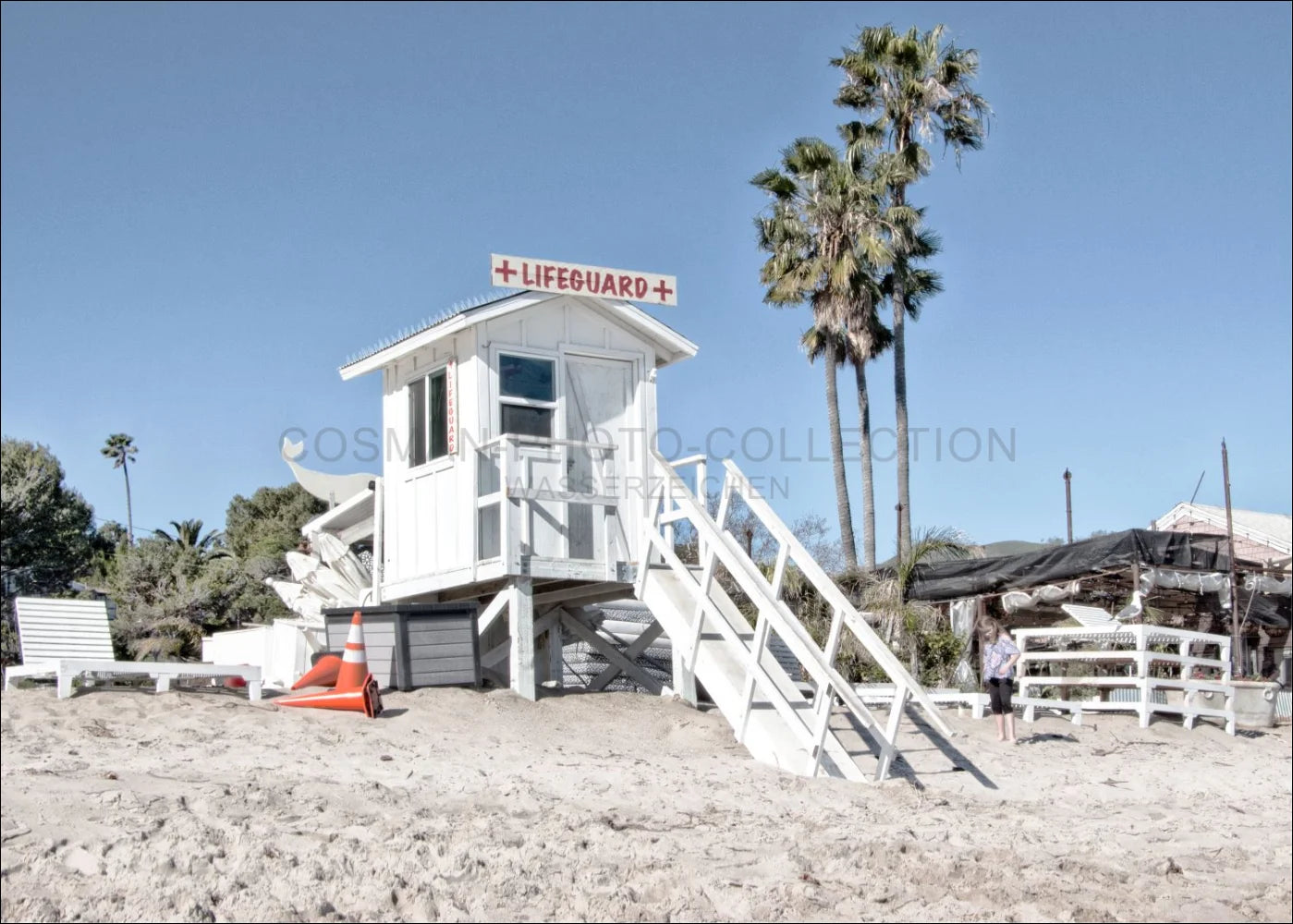 Affiche / Impression California Malibu « Beach Lifeguard » K72