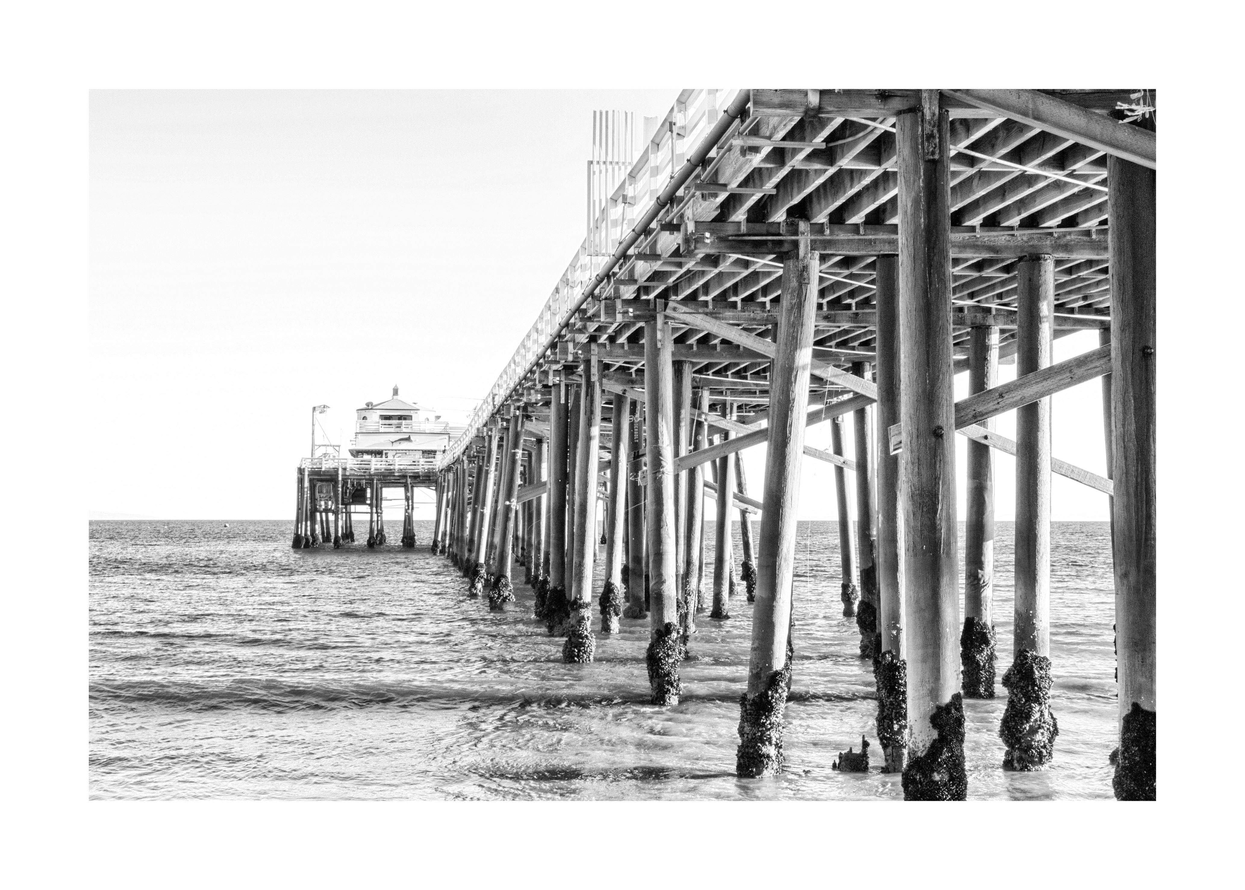 Poster / Print California Malibu Beach "Pier" K91