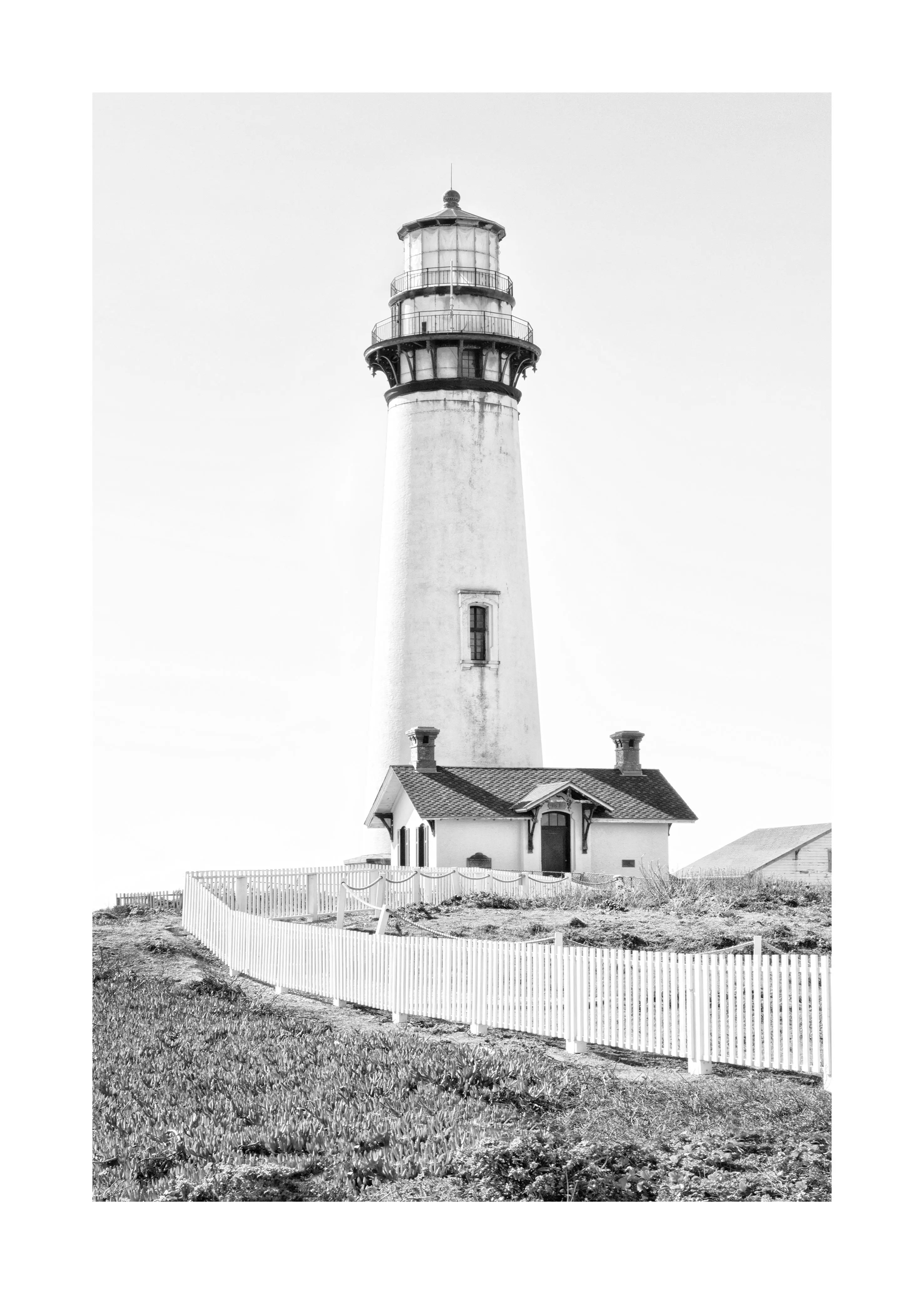 Poster / Druck Kalifornien ’Lighthouse Pigeon Point’ L05