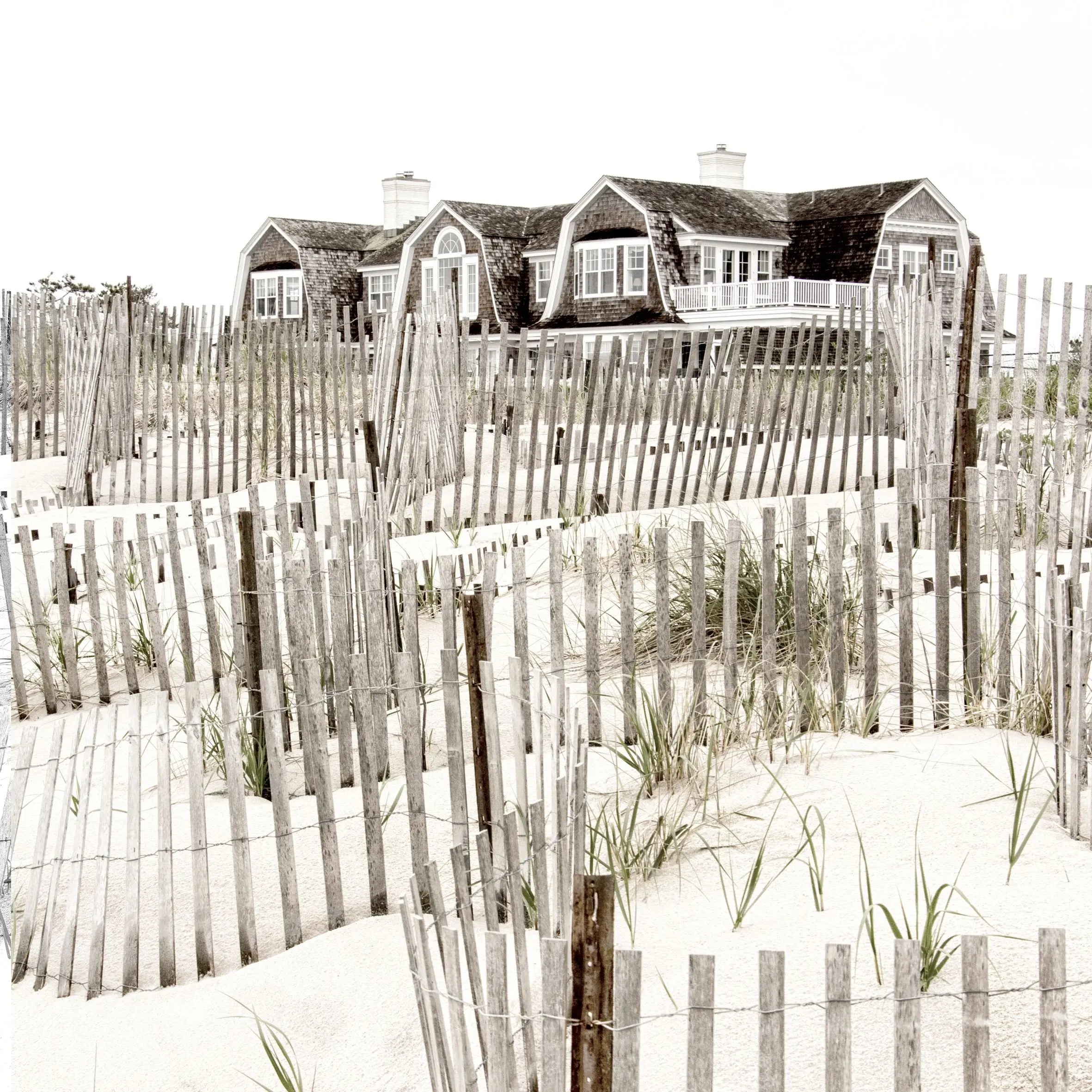 Poster / Druck Hamptons Long Island ’Beach House’ HM15Q