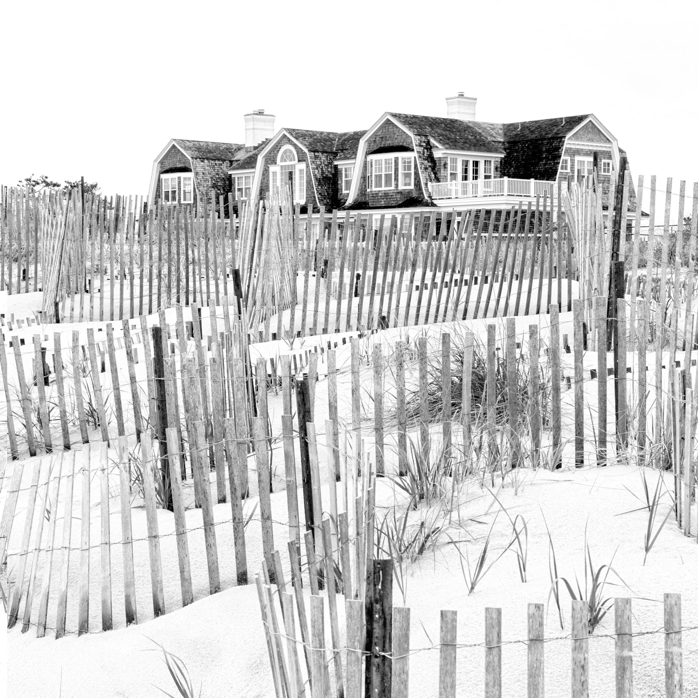 Poster / Druck Hamptons Long Island ’Beach House’ HM15Q