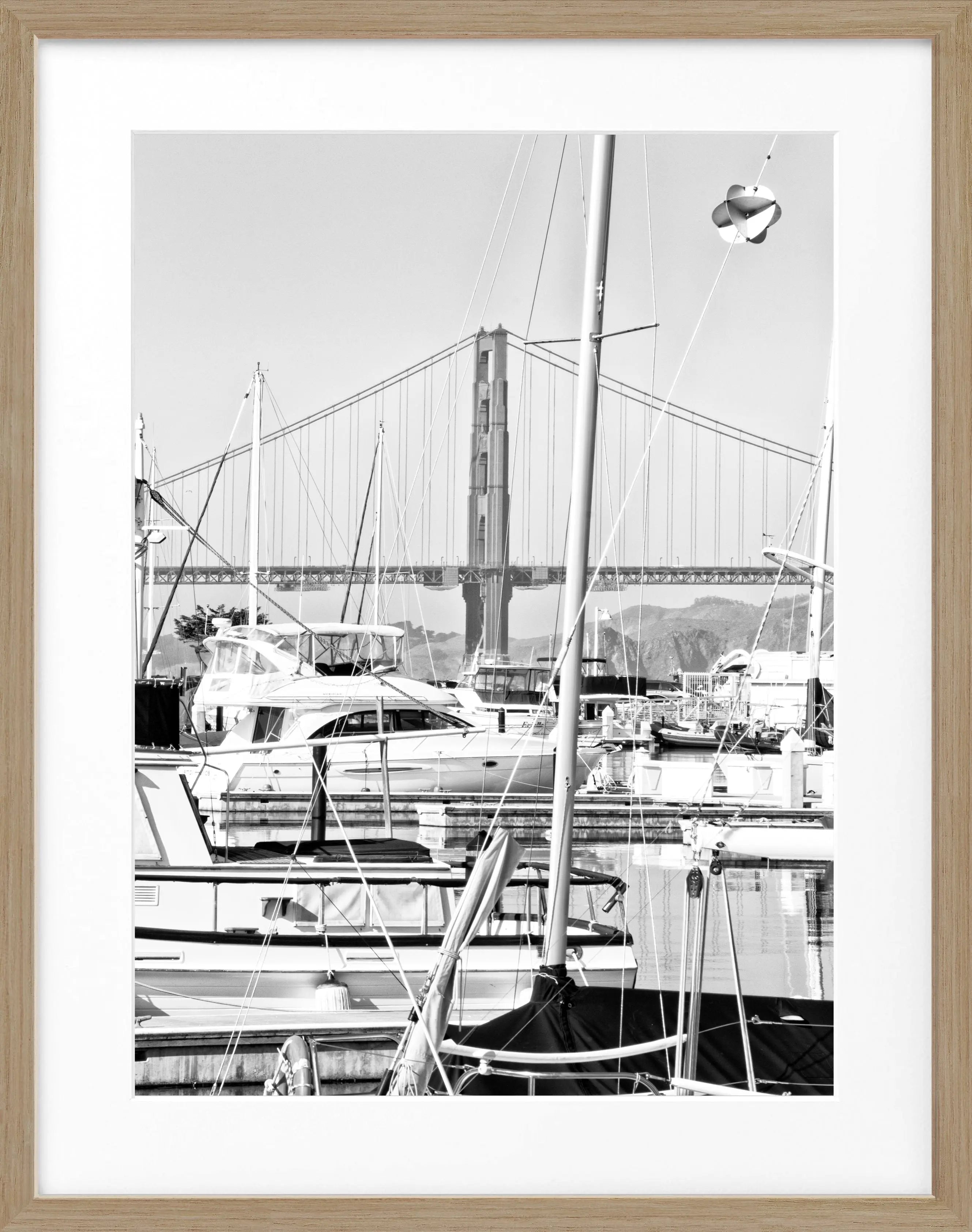 Poster mit Rahmen ’Golden Gate Bridge’ San Francisco SF15